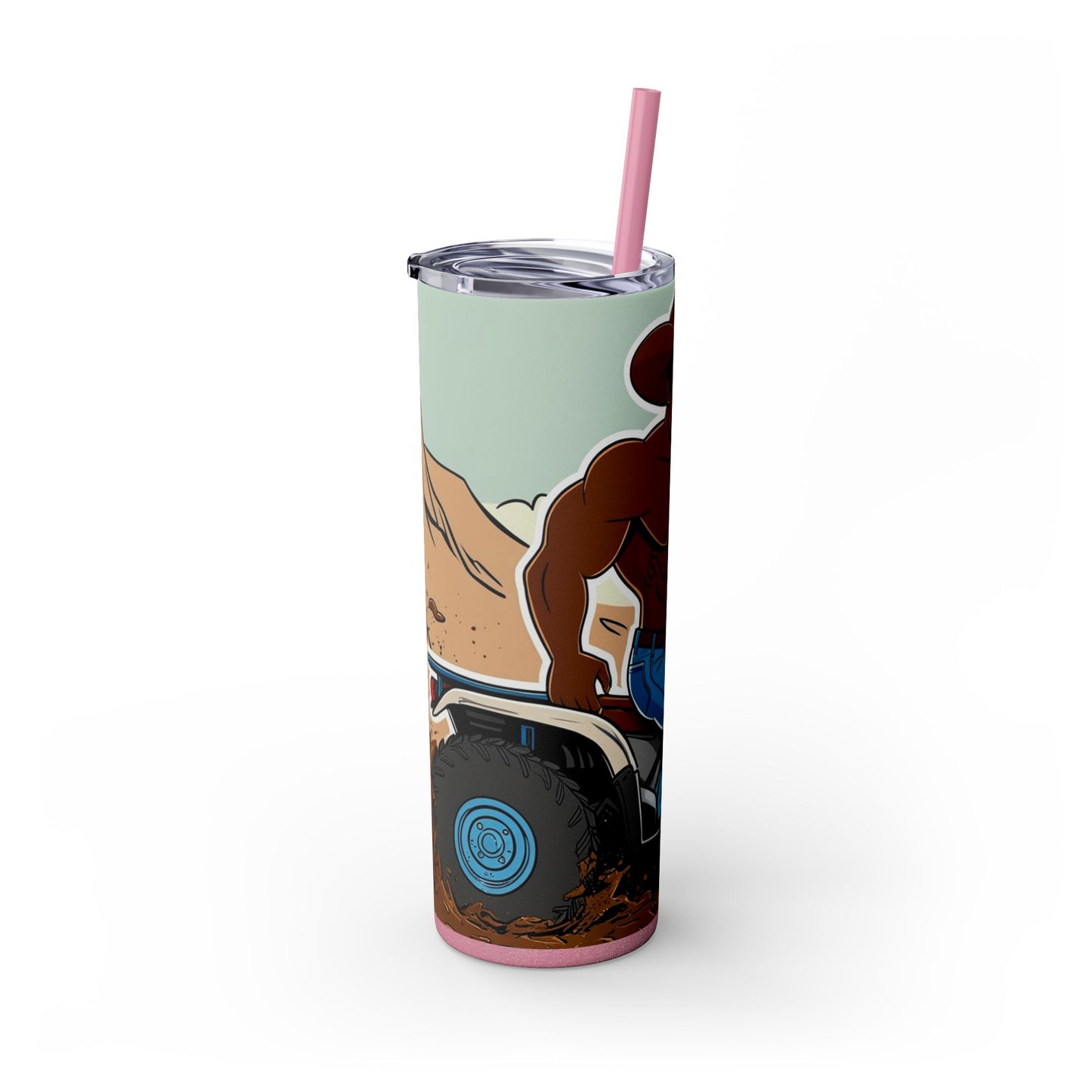 Big Cowboy Adventure Skinny Tumbler with Straw - 20oz