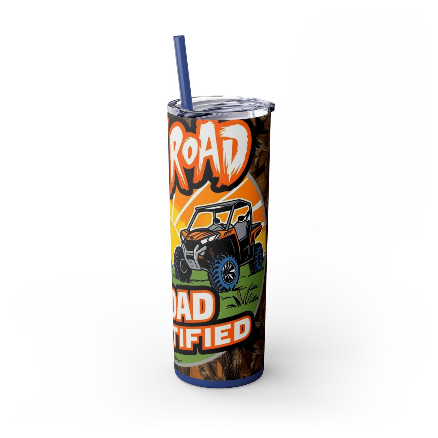 Dirt Road Certified Skinny Tumbler with Straw - 20oz