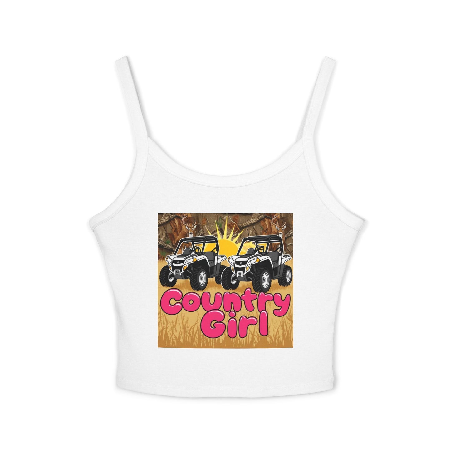 Country Girl Women's Spaghetti Strap Tank Top