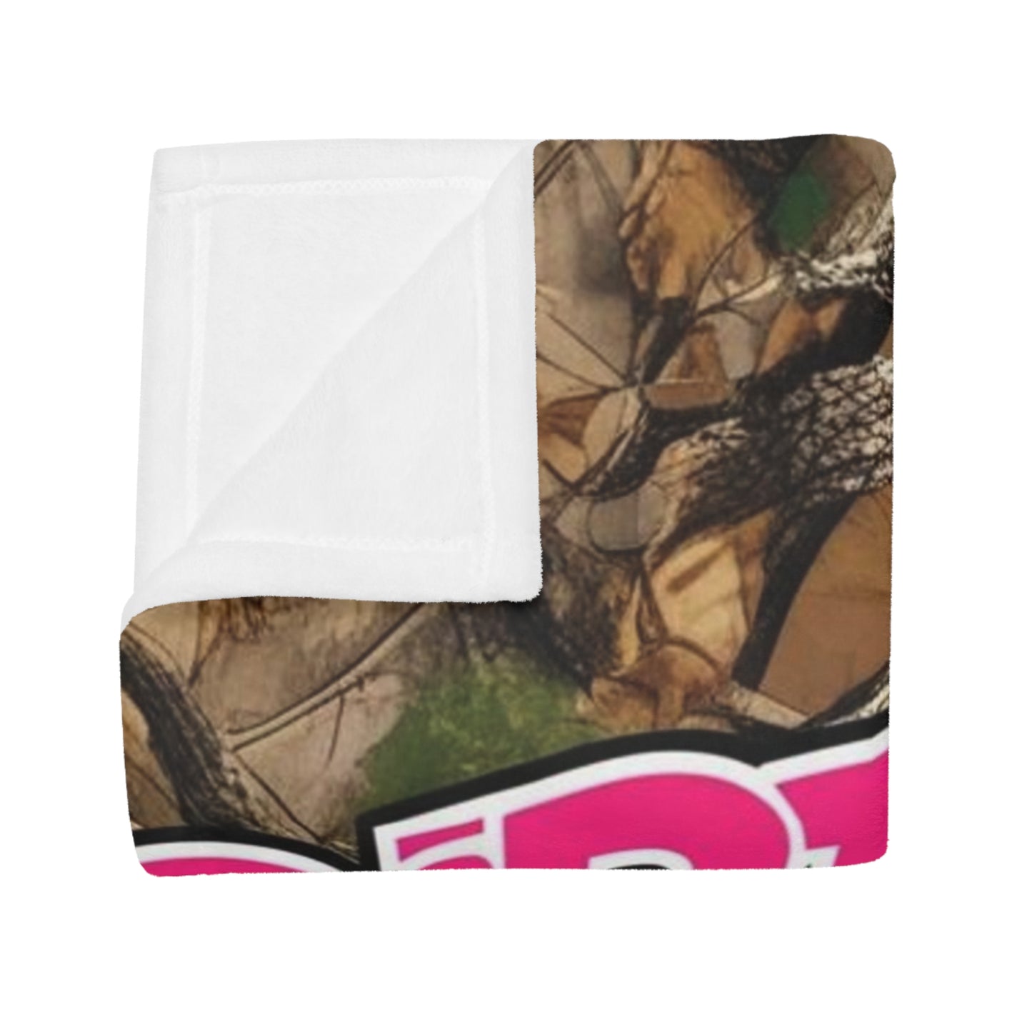 Dirt Road Certified Pink Plush Fleece Blanket
