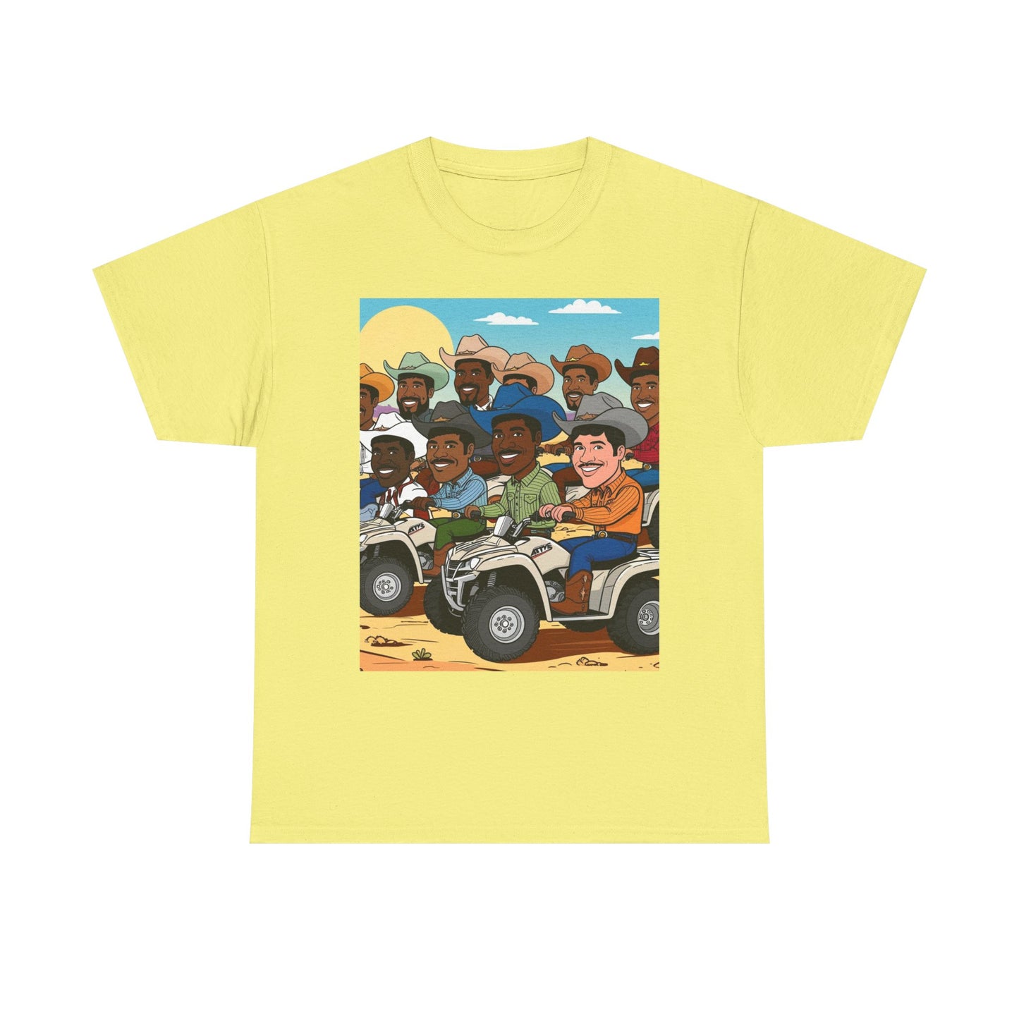 Retro Cowboy Adventure Unisex Cotton Tee