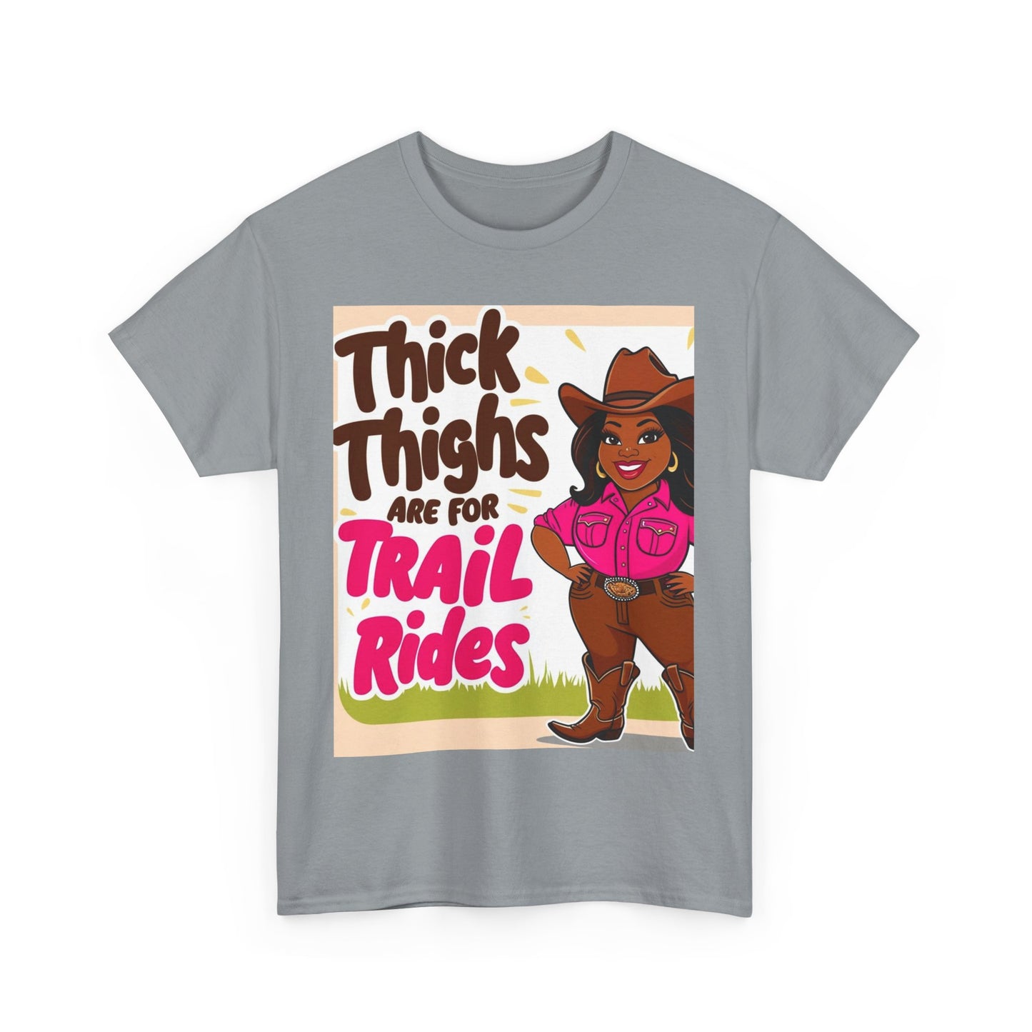 Bright Thick Thighs Unisex Cotton Tee