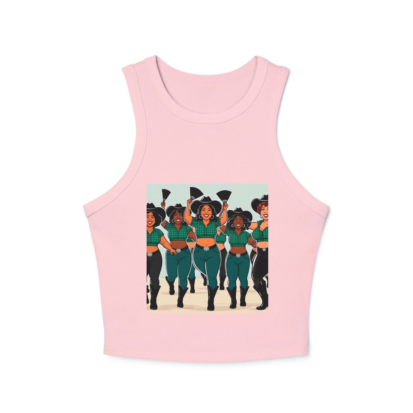Group Dancers Racer Tank Top