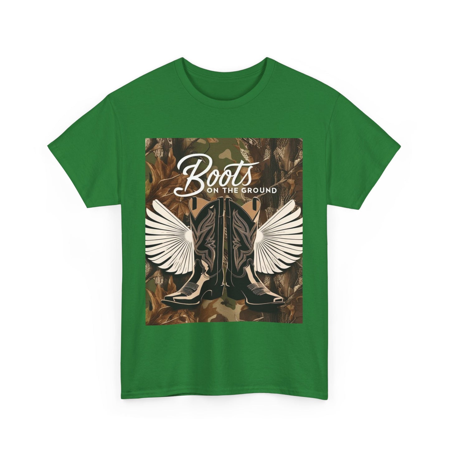 Boots On The Ground Unisex Cotton Tee 2-More Colors