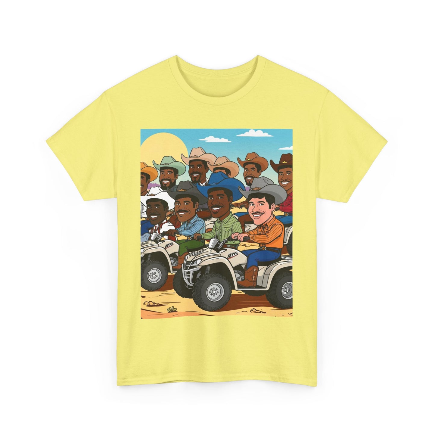 Retro Cowboy Adventure Unisex Cotton Tee