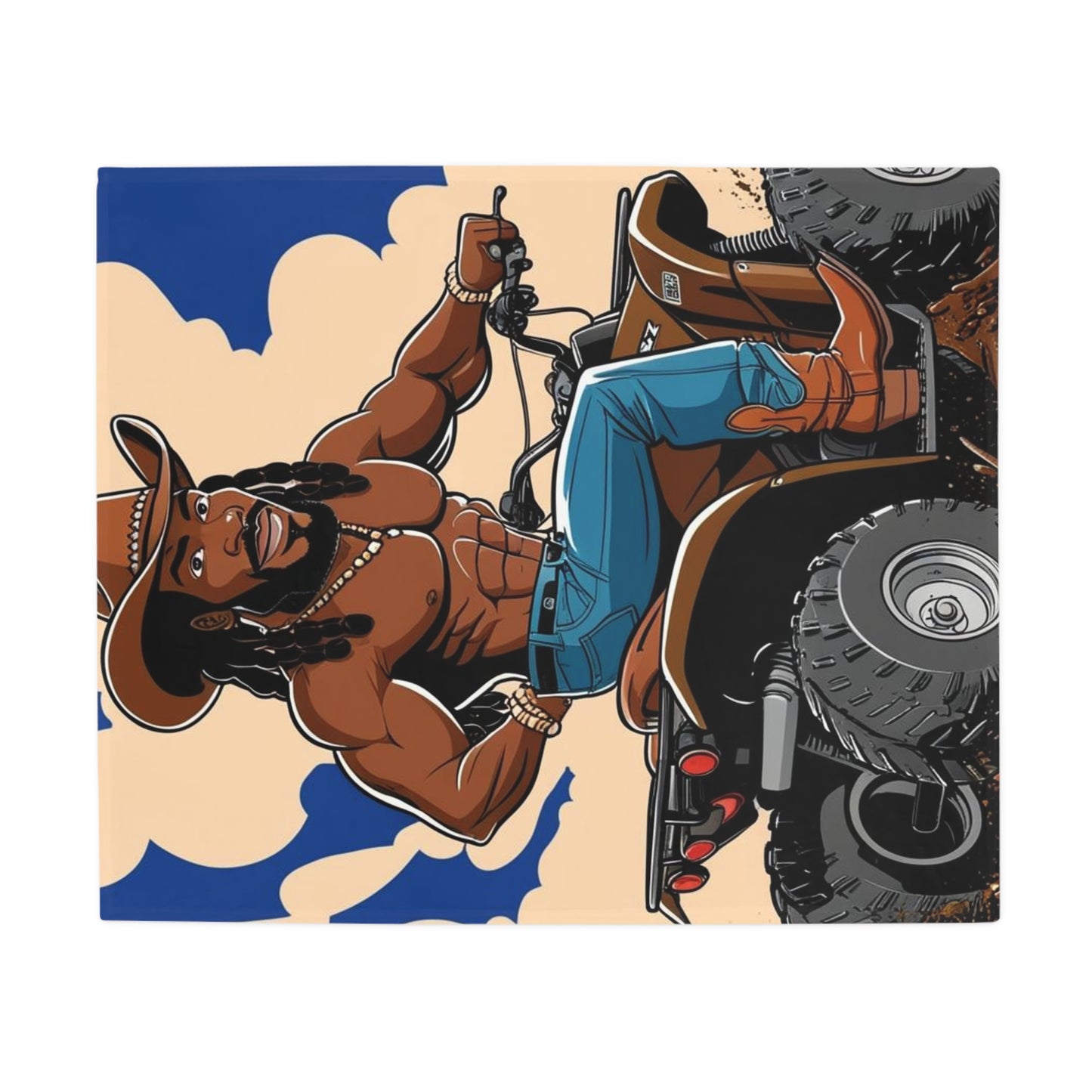 Sexy Locs Plush Fleece Blanket