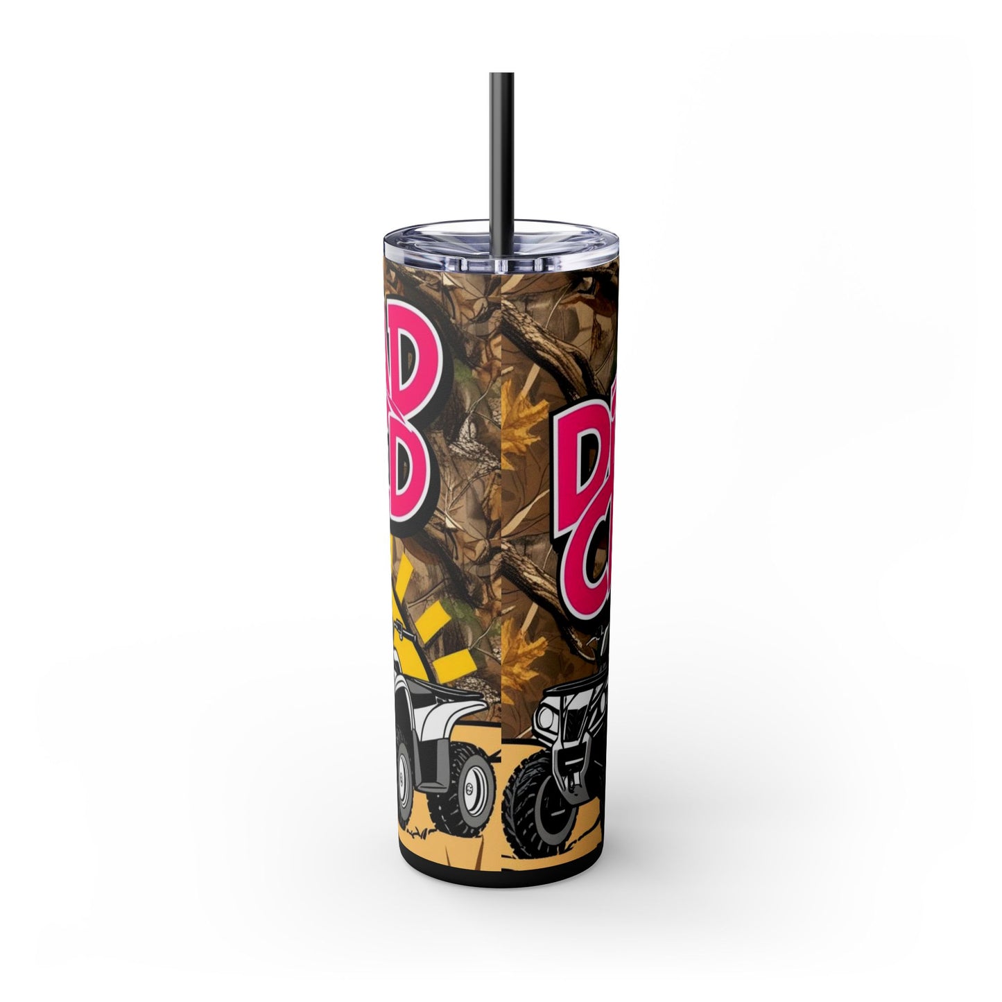 Dirt Road Certified Pink Skinny Tumbler with Straw - 20oz