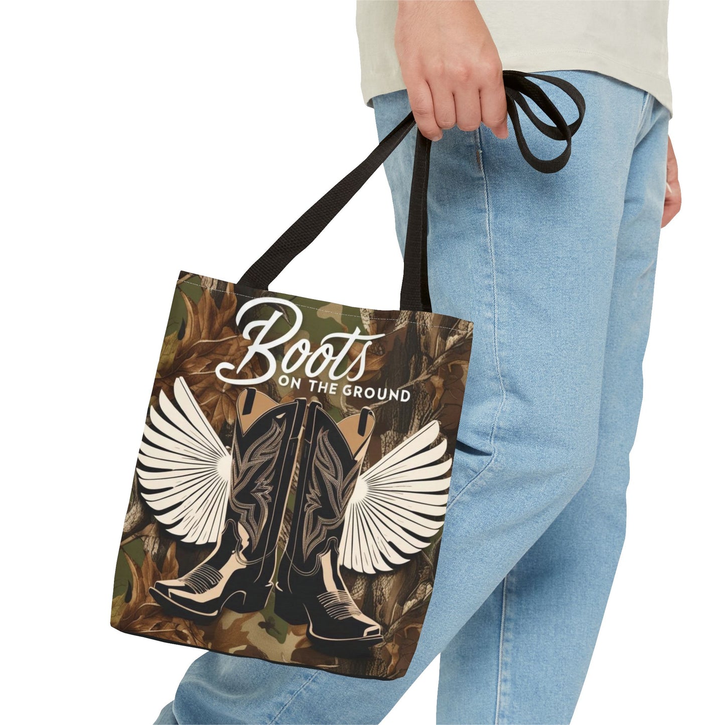 Boots On The Ground Tote Bag