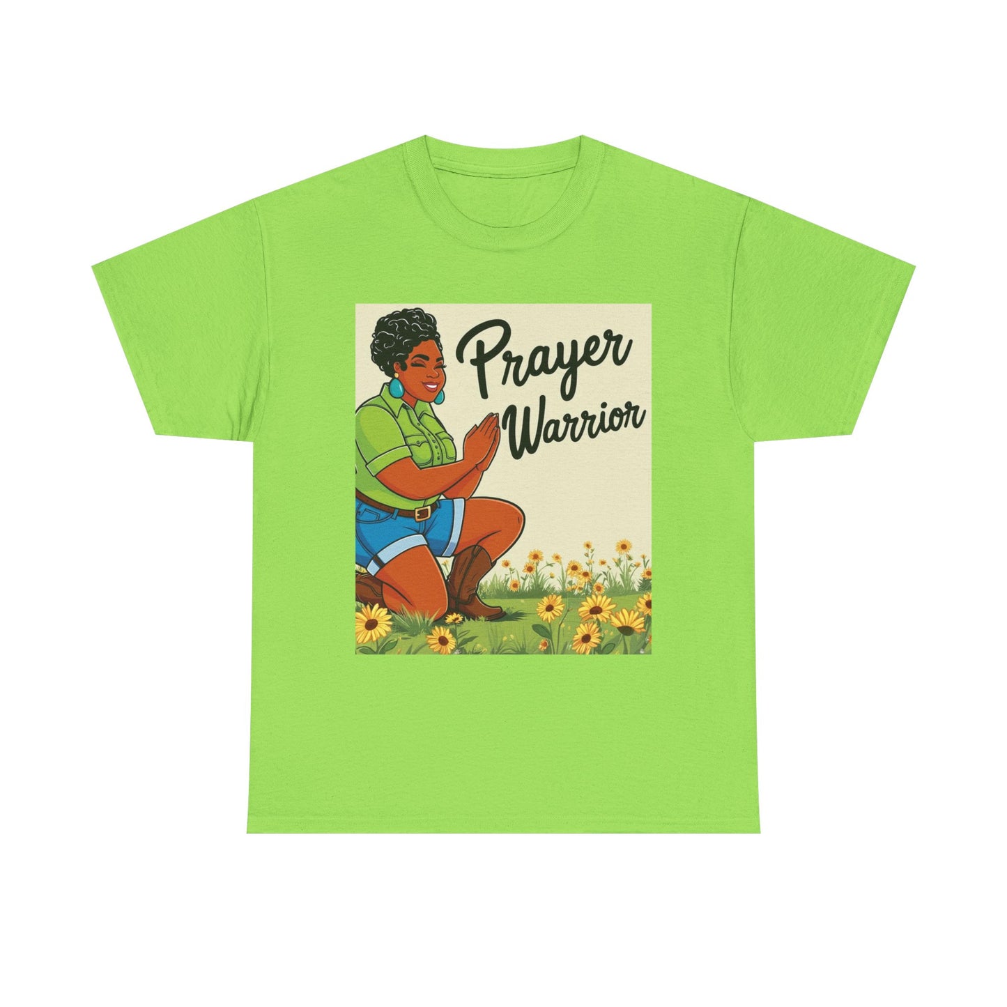 Prayer Warrior Unisex Cotton Tee