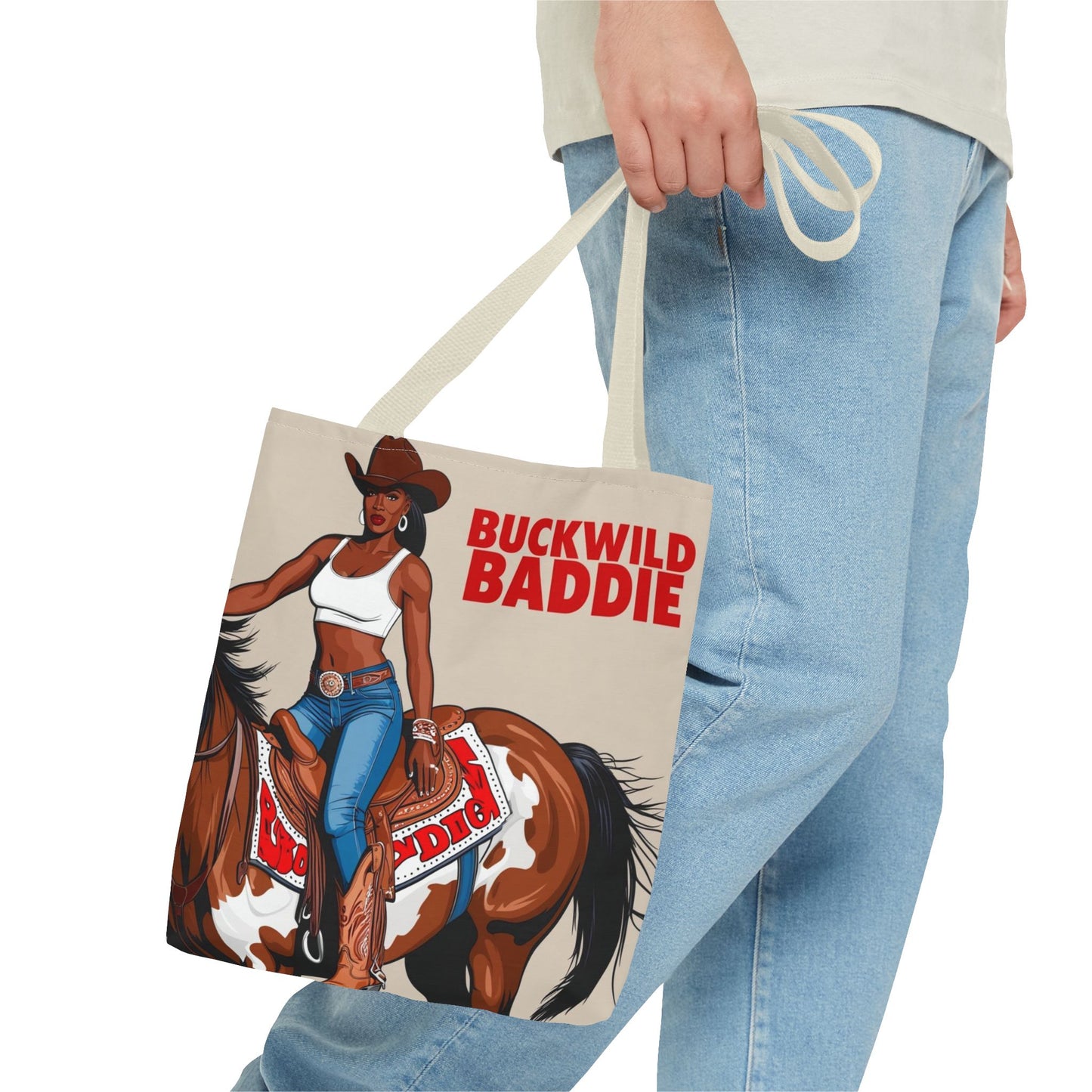 Buckwild Baddie Tote Bag