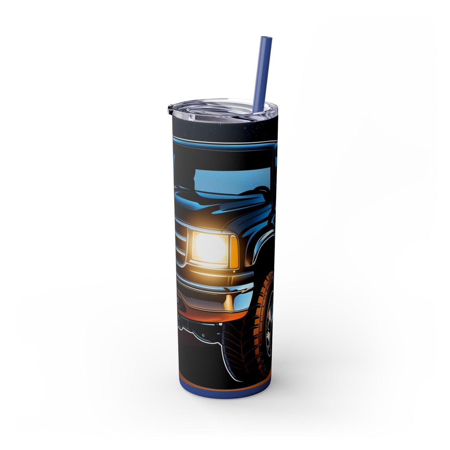 Don't Touch My Truck Skinny Tumbler with Straw, 20oz