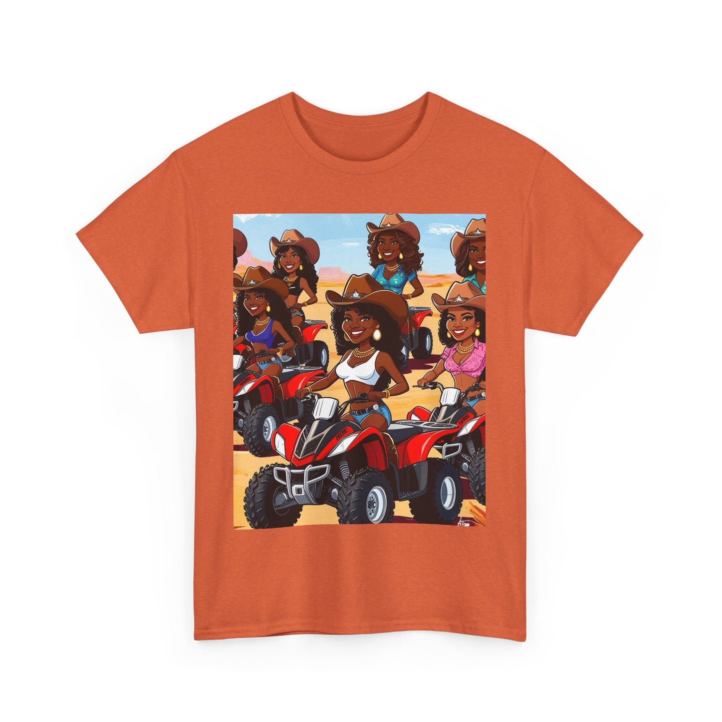 Adventurous Squad Biking Unisex Cotton Tee
