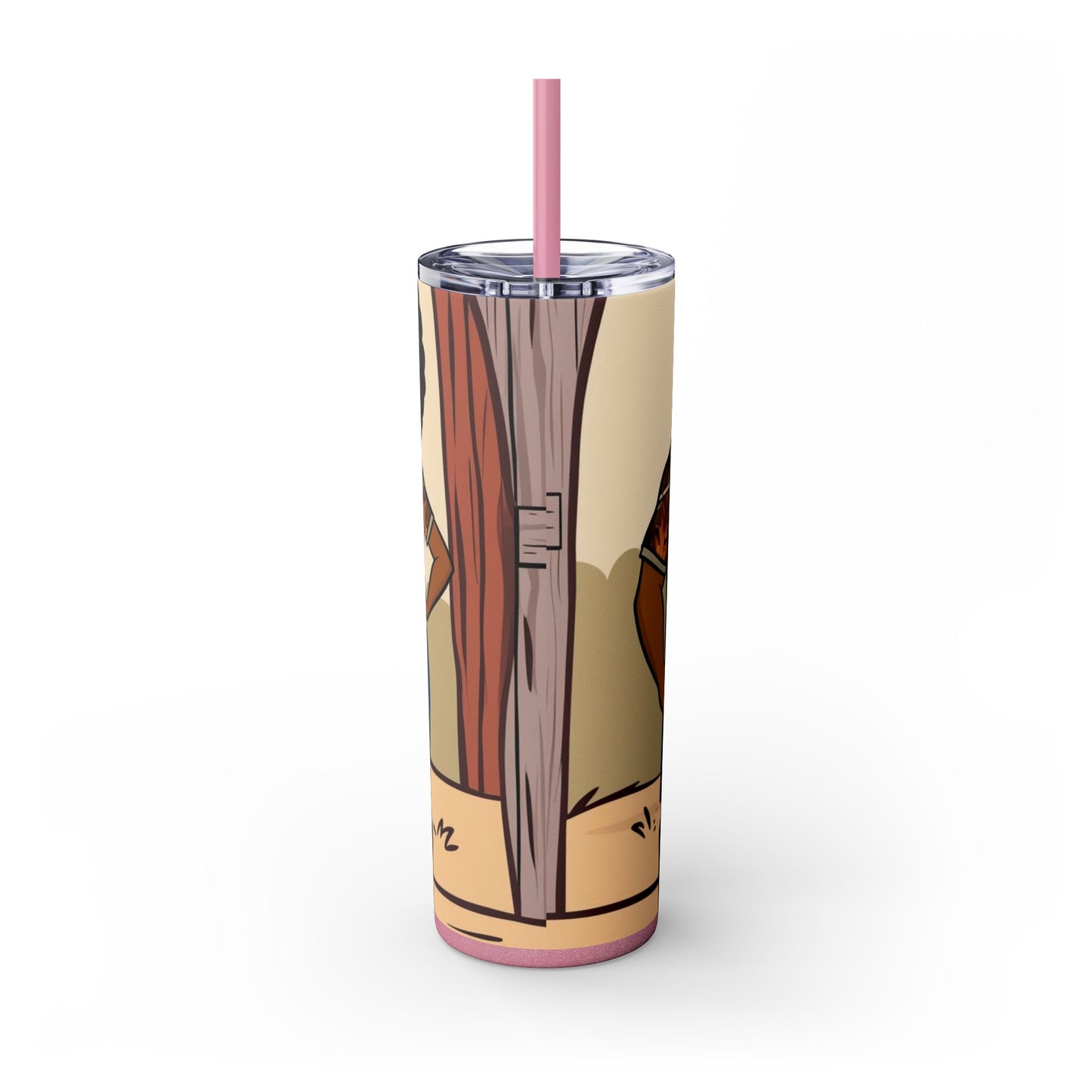 Country Lovin Skinny Tumbler with Straw, 20oz