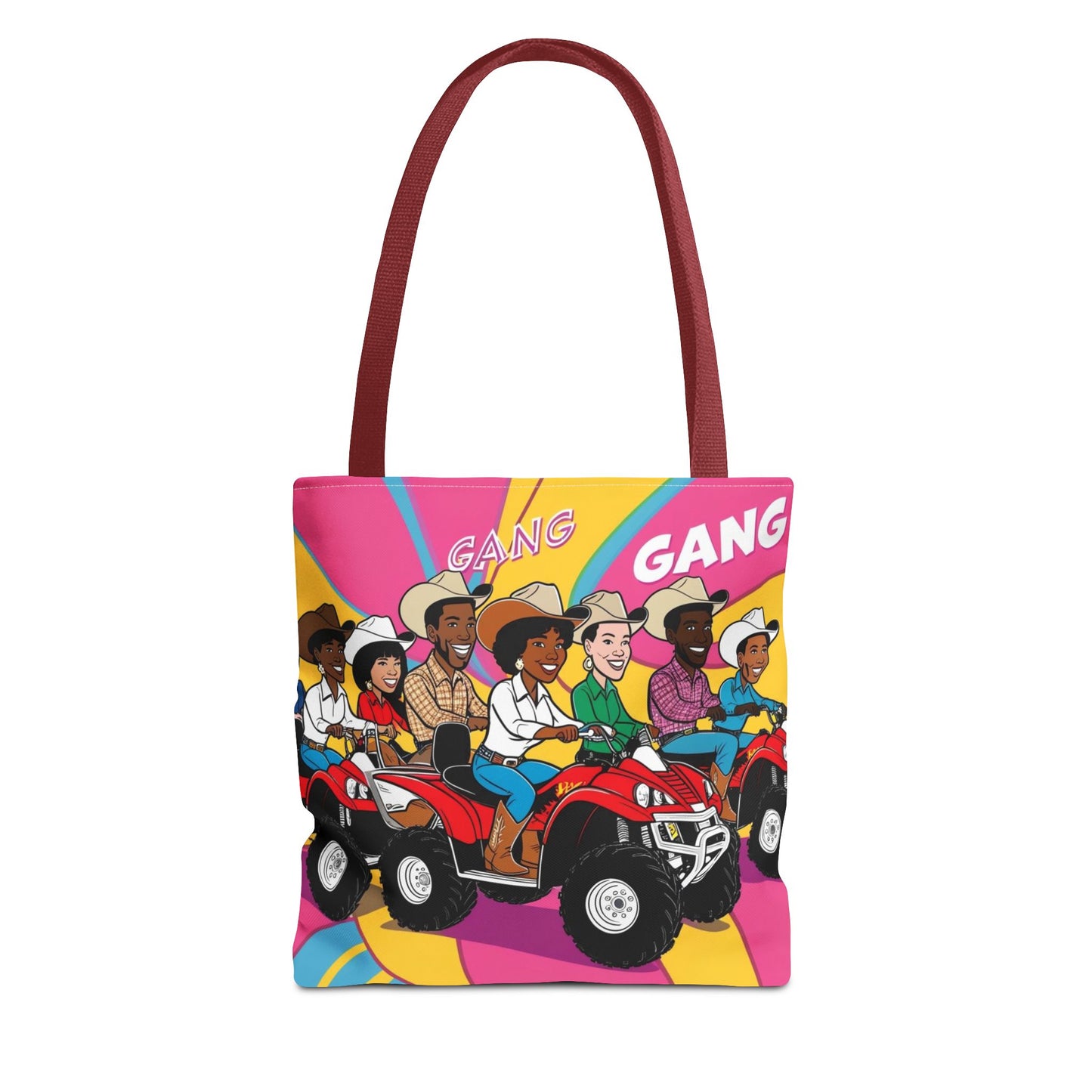 Retro Quad Gang Tote Bag