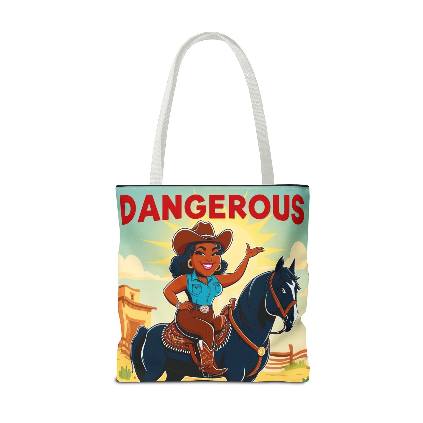 Dangerous Cowgirl Tote Bag
