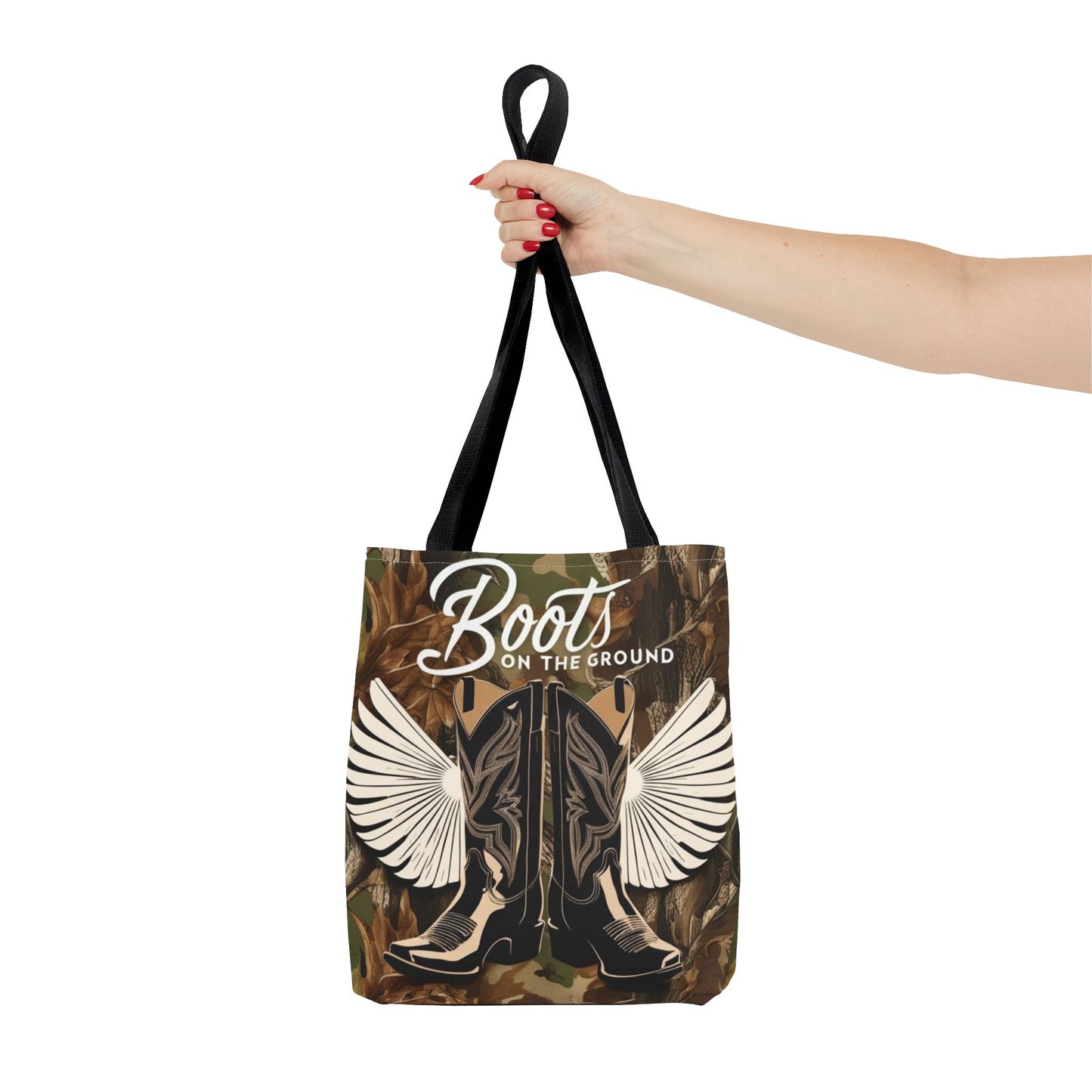 Boots On The Ground Tote Bag