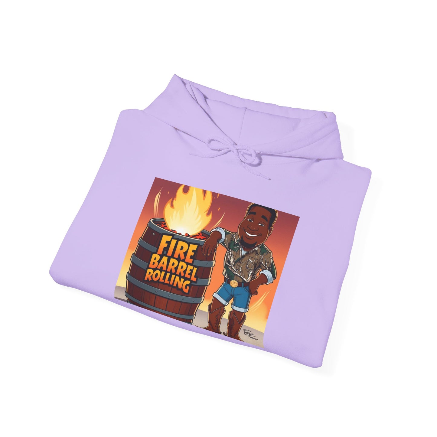 Fire Barrel Rolling Unisex Hoodie