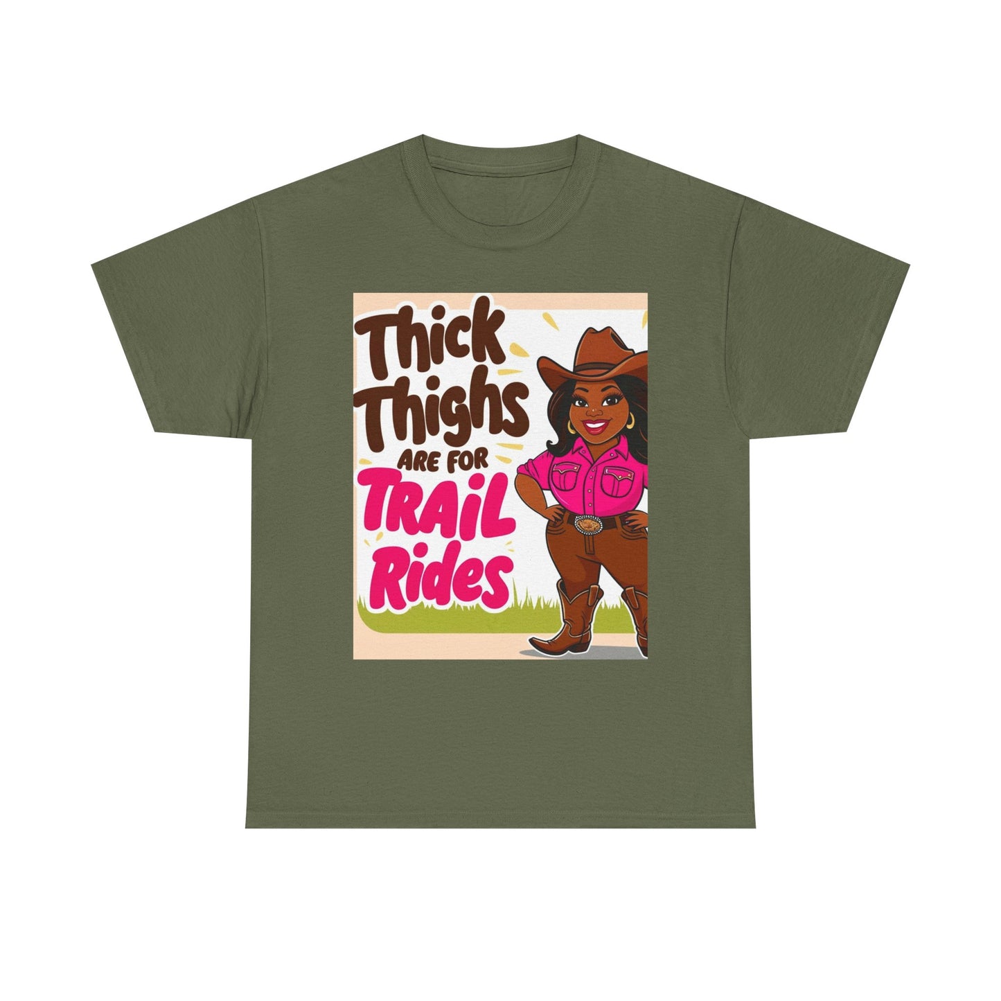 Bright Thick Thighs Unisex Cotton Tee