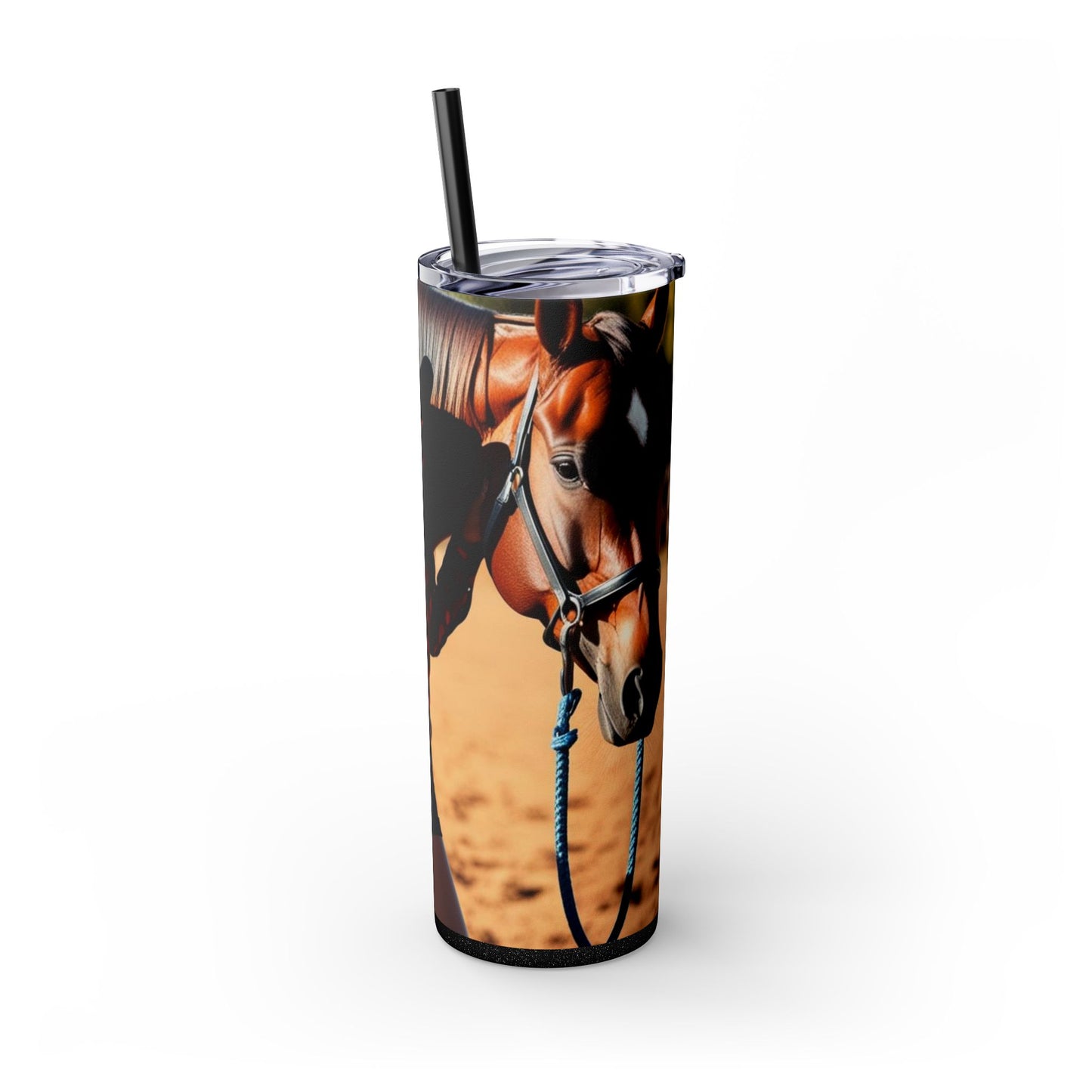 Black Beauty Tumbler with Straw - 20oz