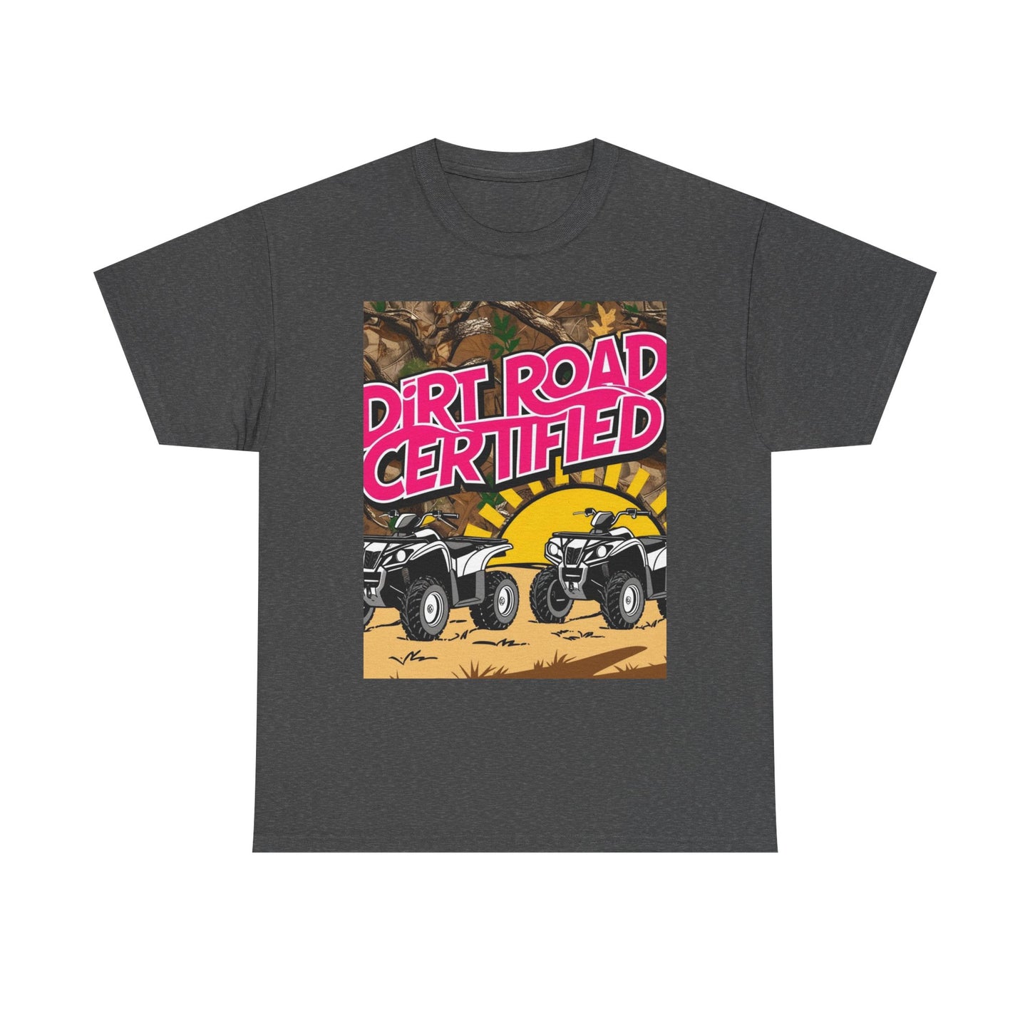 Dirt Road Certified Pink Unisex Cotton Tee