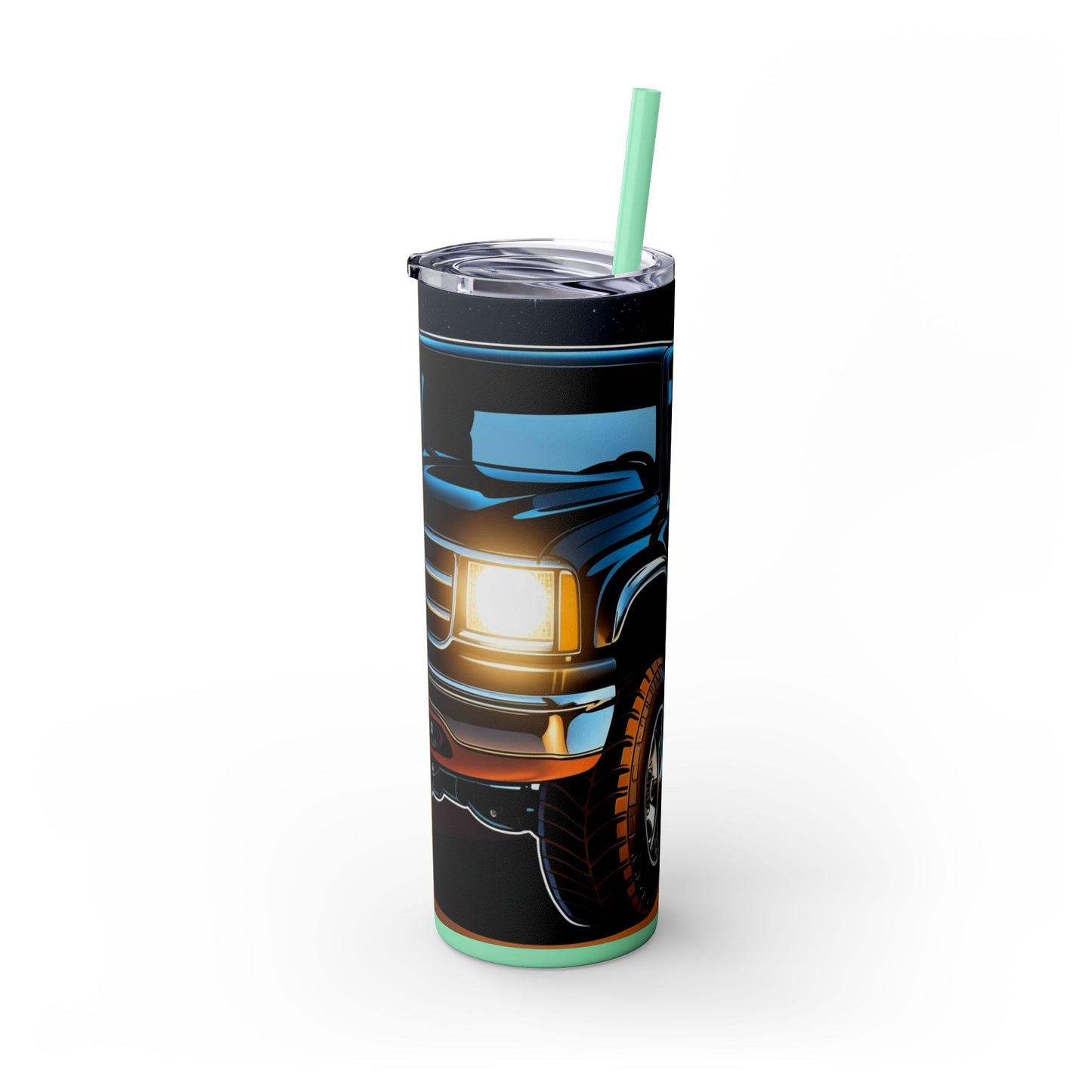 Don't Touch My Truck Skinny Tumbler with Straw, 20oz