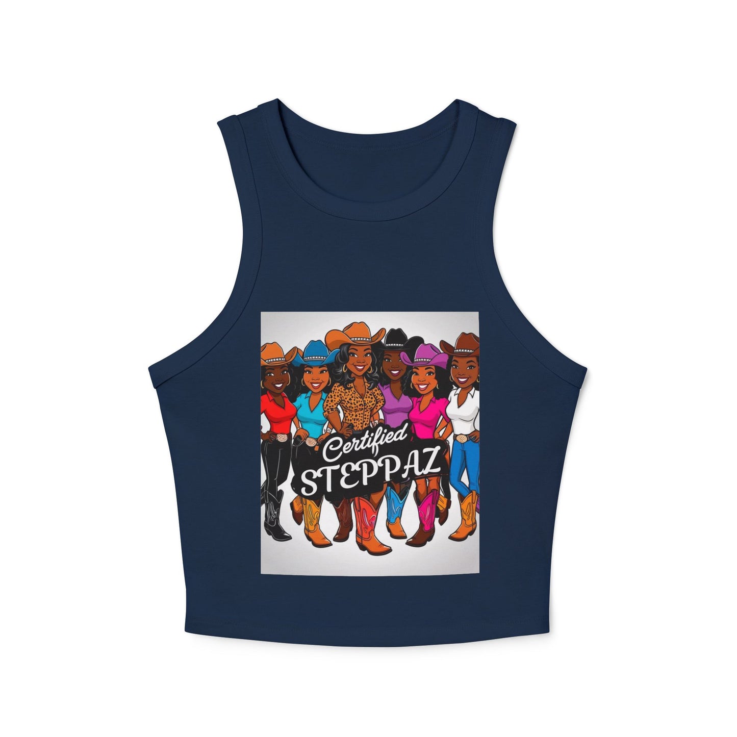Certified Steppaz Micro Rib Racer Tank Top