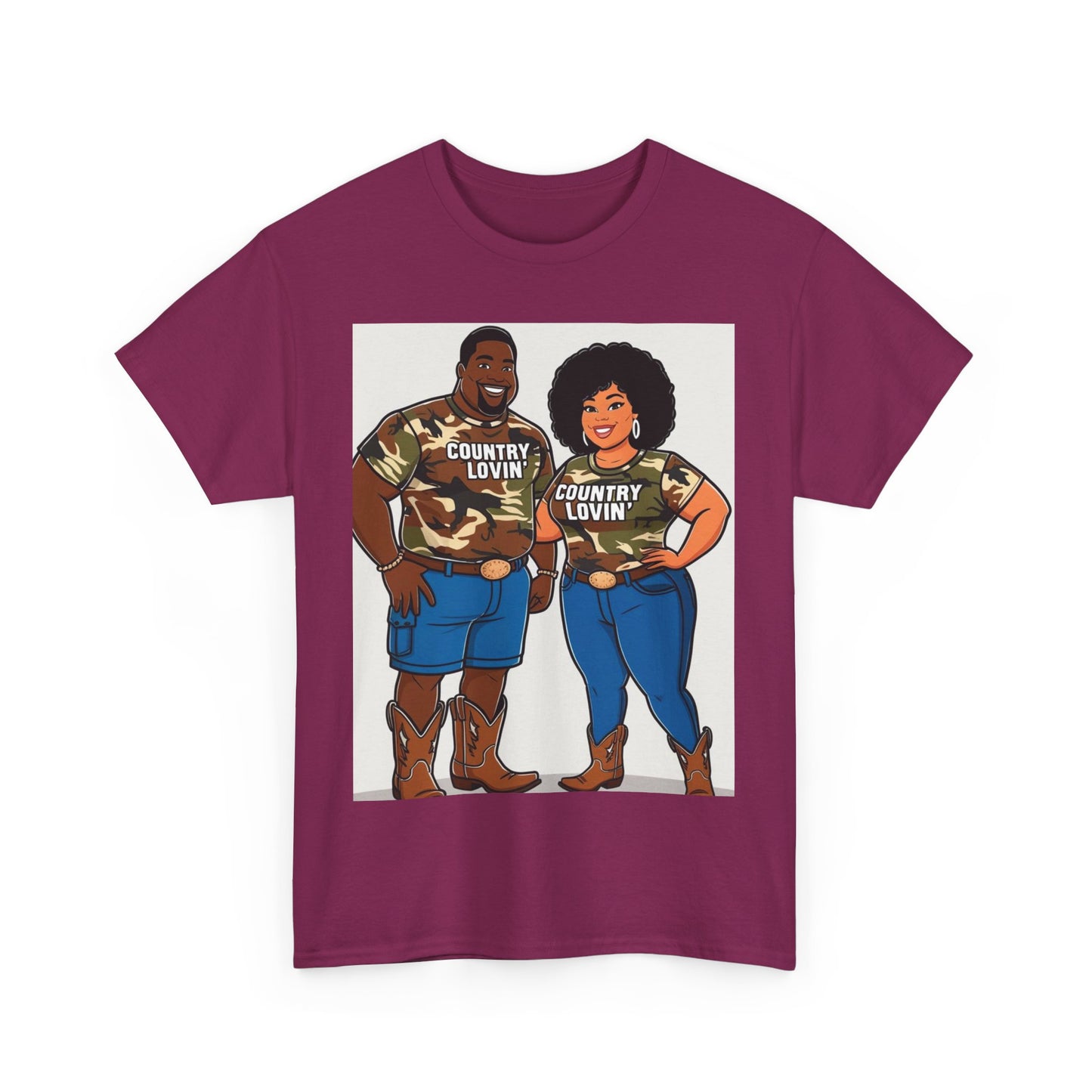 Country Lovin 2-More Colors Unisex Cotton Tee