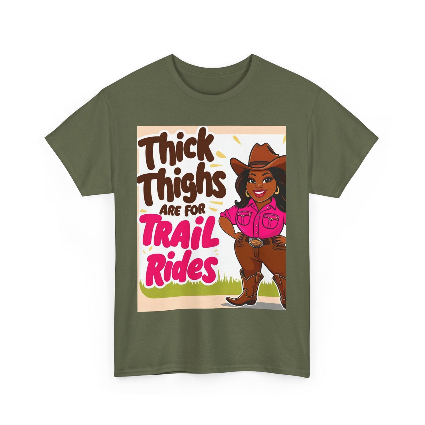 Bright Thick Thighs Unisex Cotton Tee