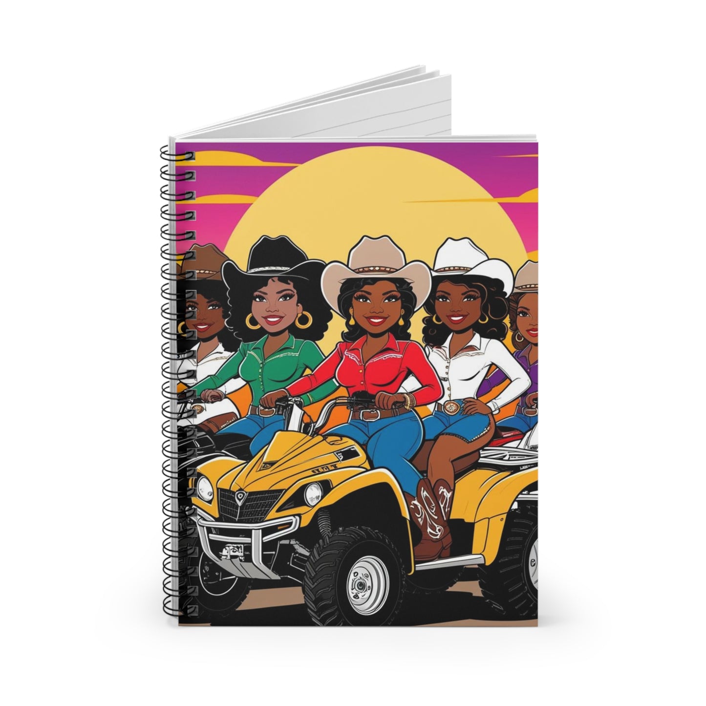 Bright Melanin Spiral Notebook
