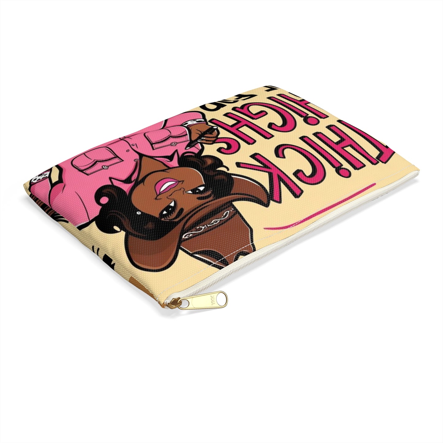 Thick Thighs Are For Trail Rides Accessory Pouch