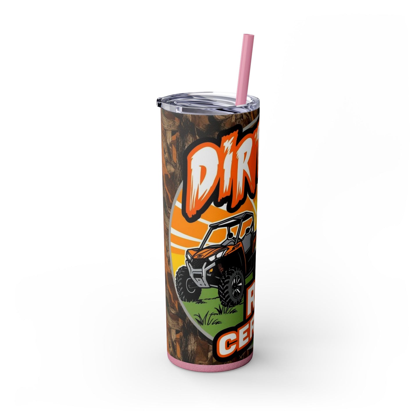 Dirt Road Certified Skinny Tumbler with Straw - 20oz