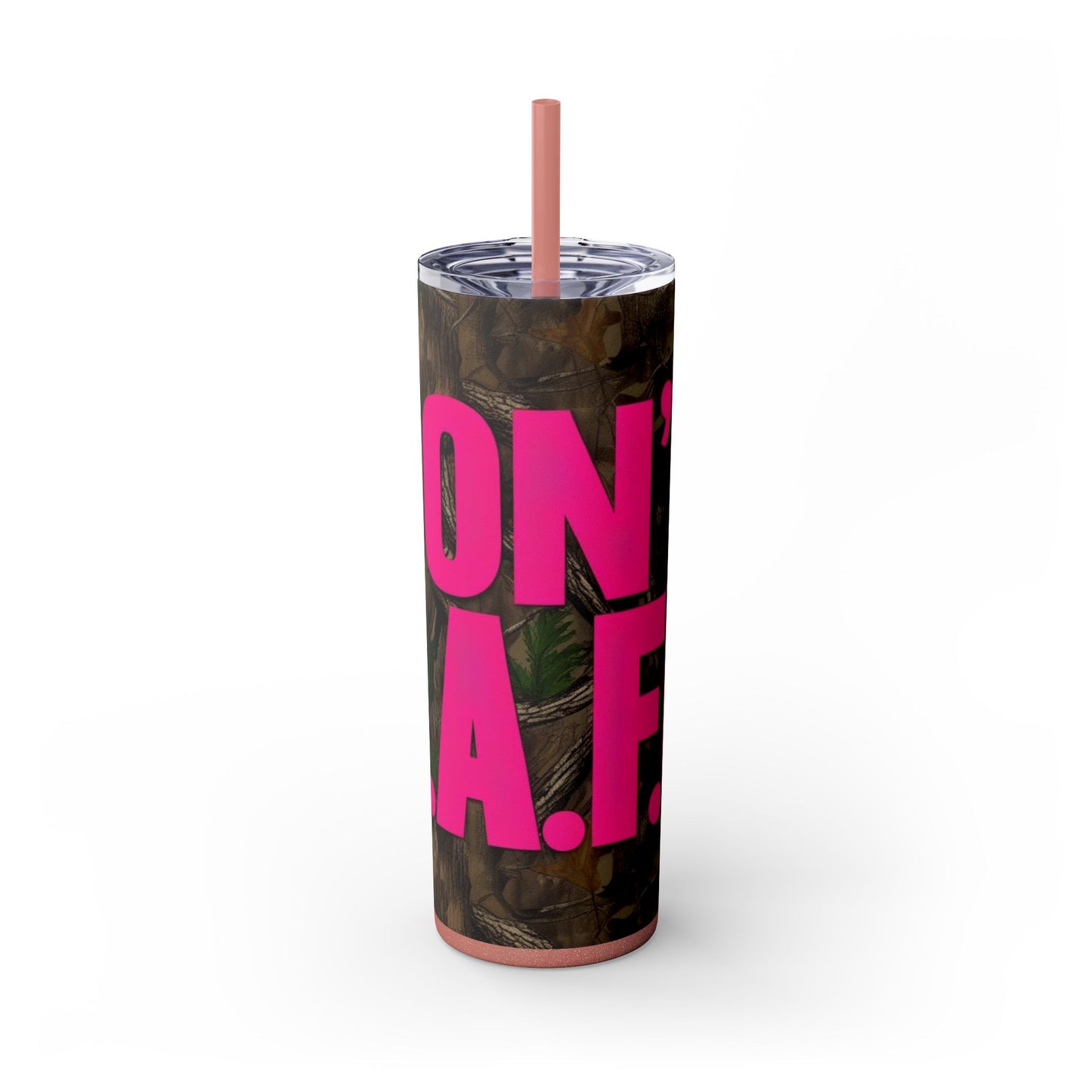 Don't F.A.F.O. Skinny Tumbler with Straw - 20oz