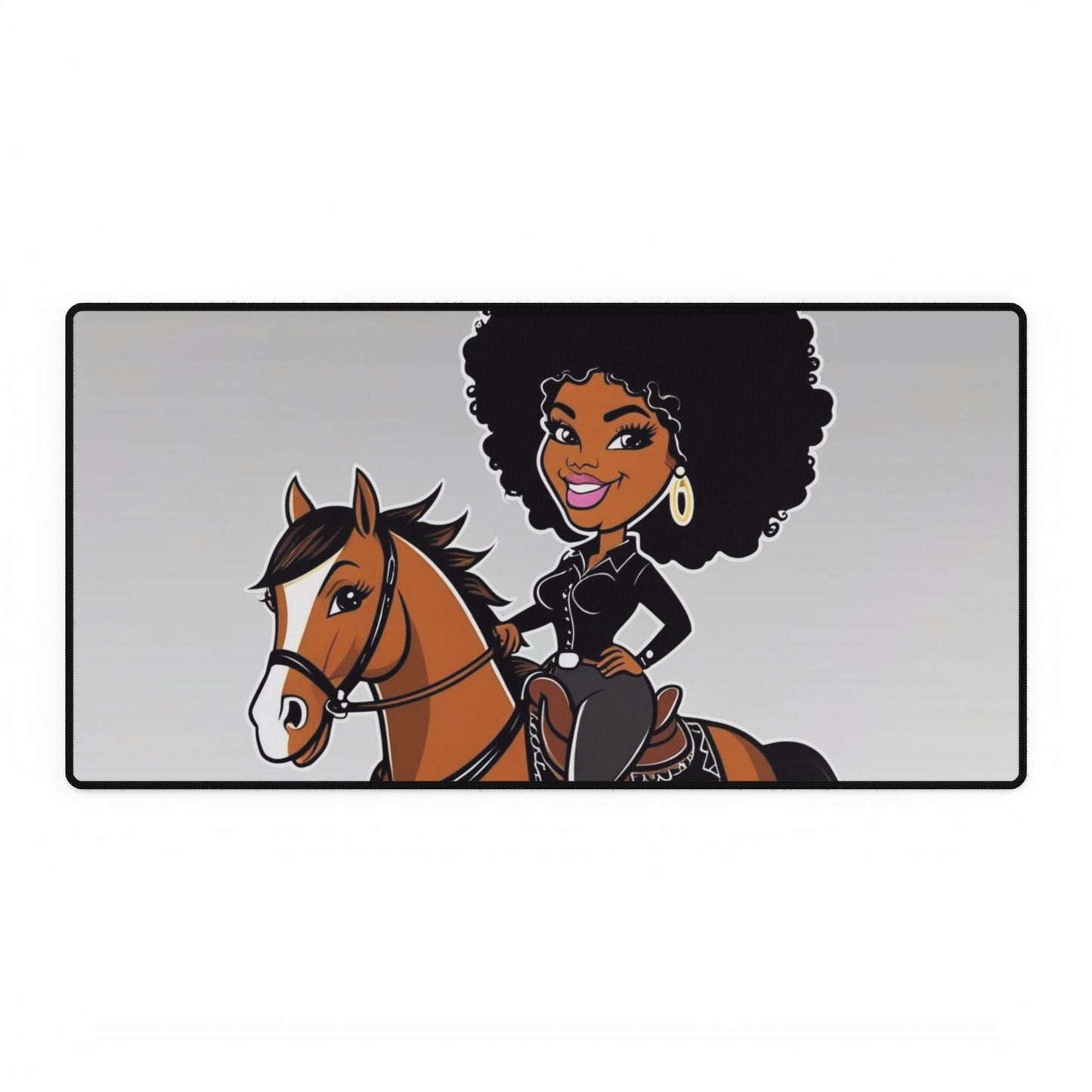 Confident Woman Desk Mat