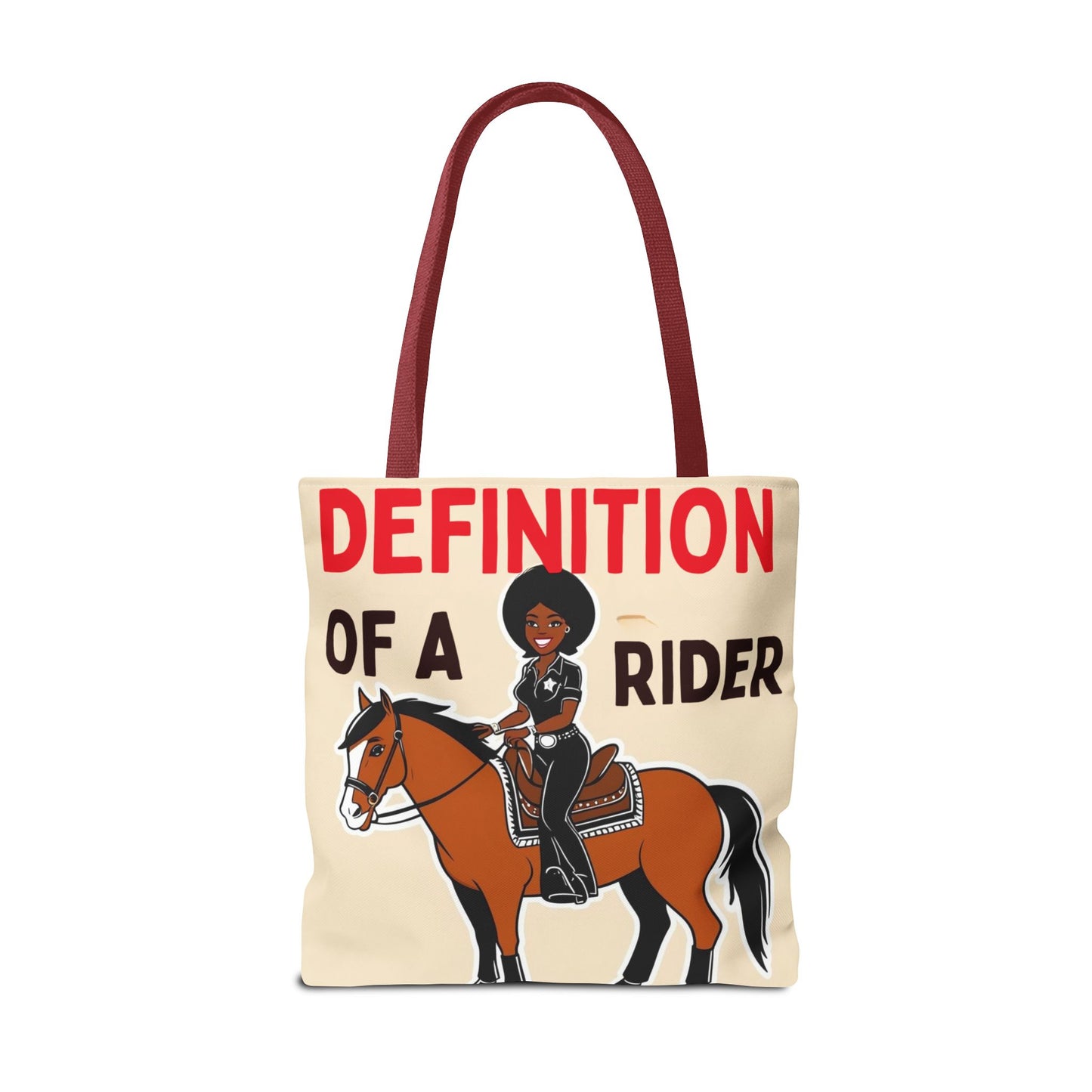 Definition of a Rider Tote Bag