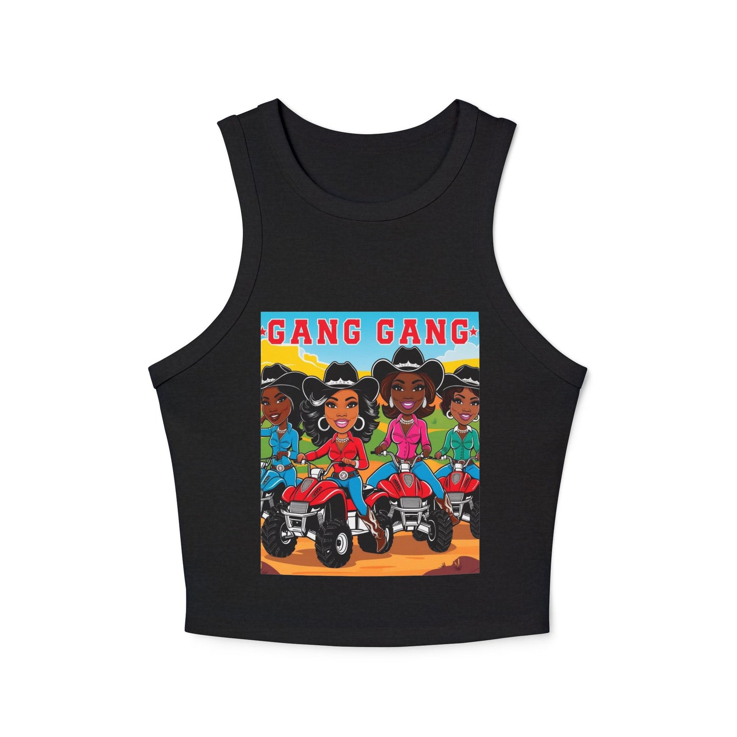Cowgirl Gang Racer Tank Top