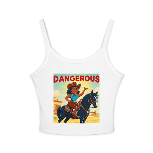 Dangerous Cowgirl Spaghetti Strap Tank Top