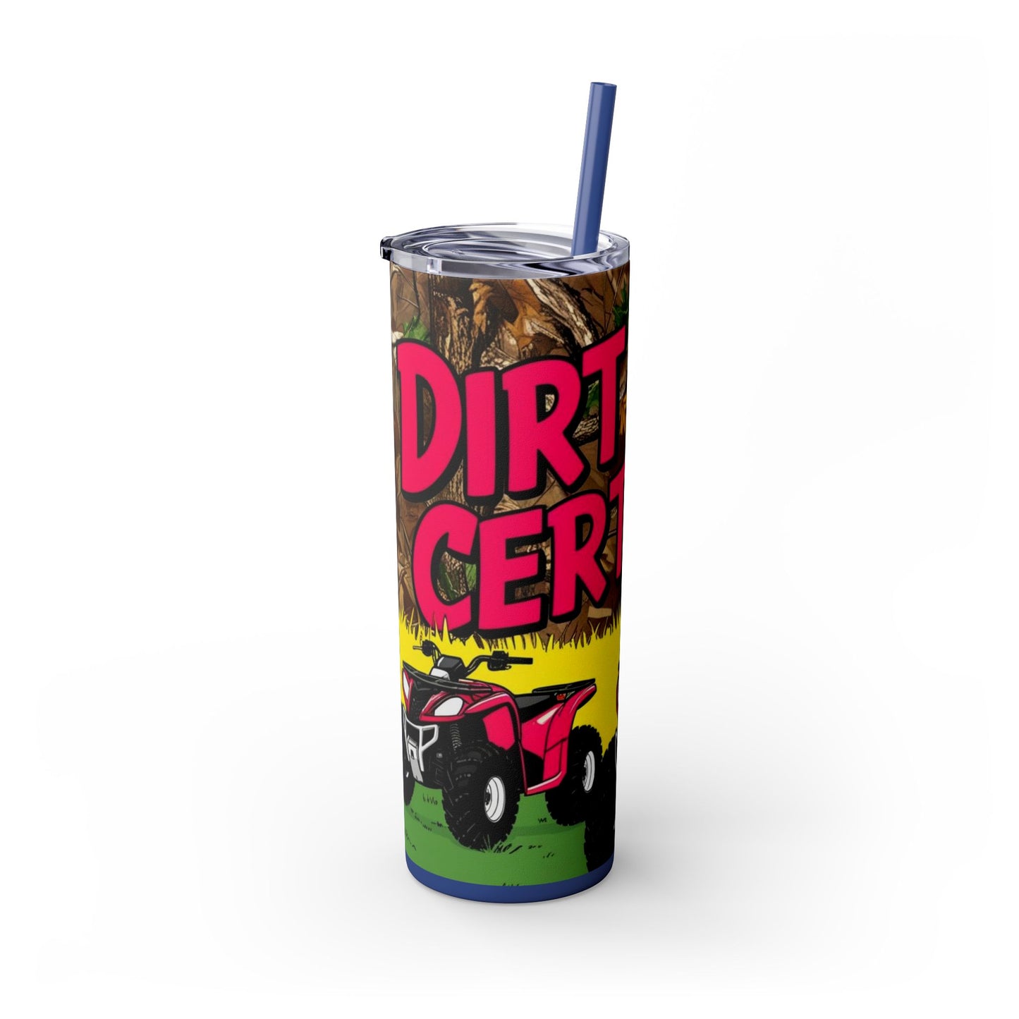 Dirt Road Certified Skinny Tumbler with Straw, 20oz