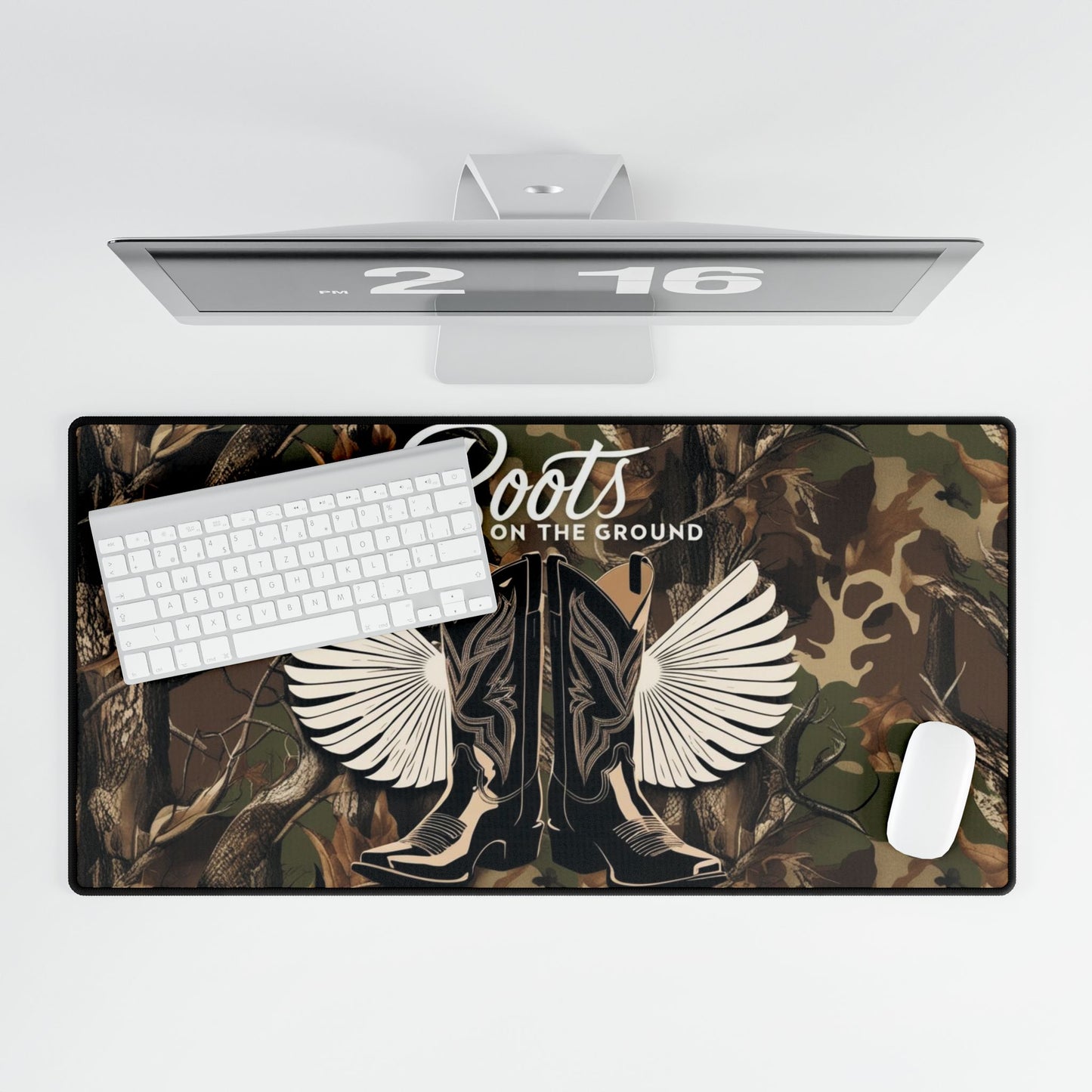 Boots On The Ground Desk Mats