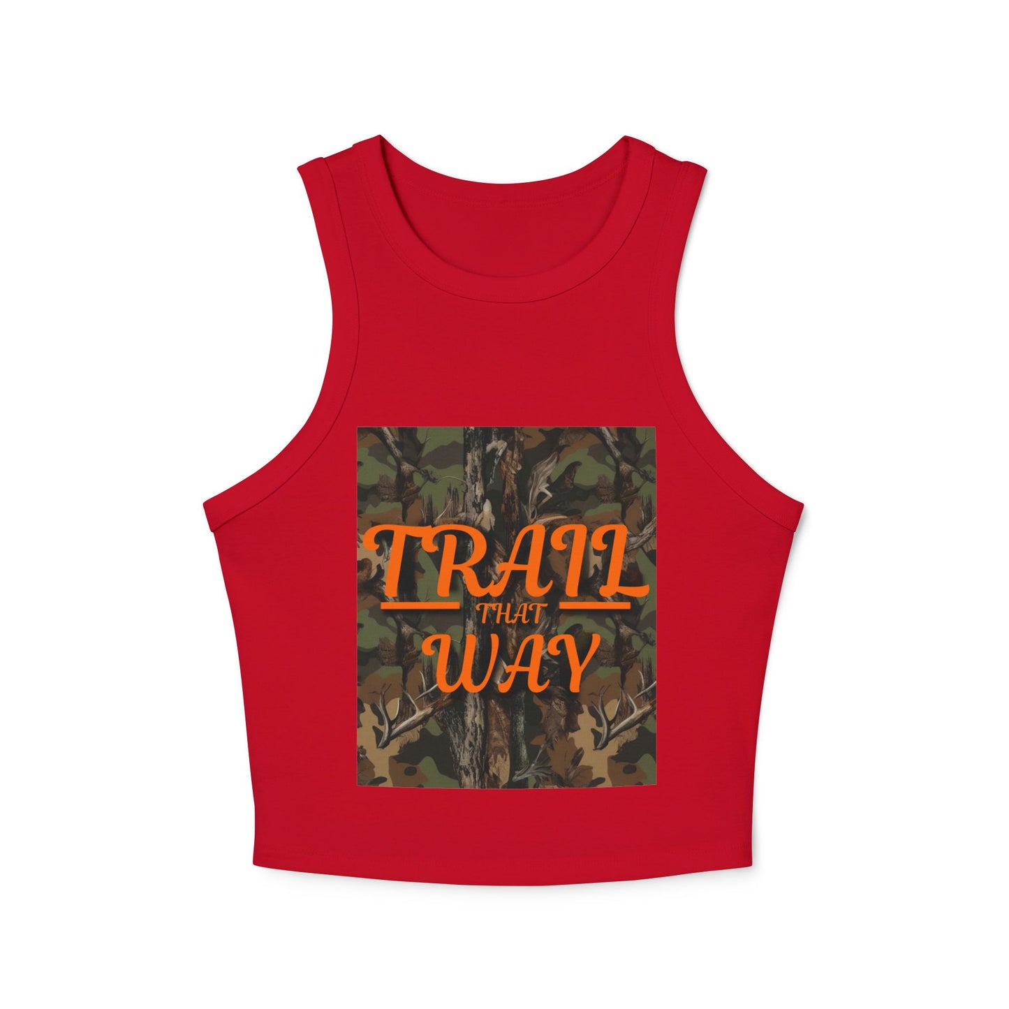 Trail That Way Women's Micro Rib Racer Tank Top