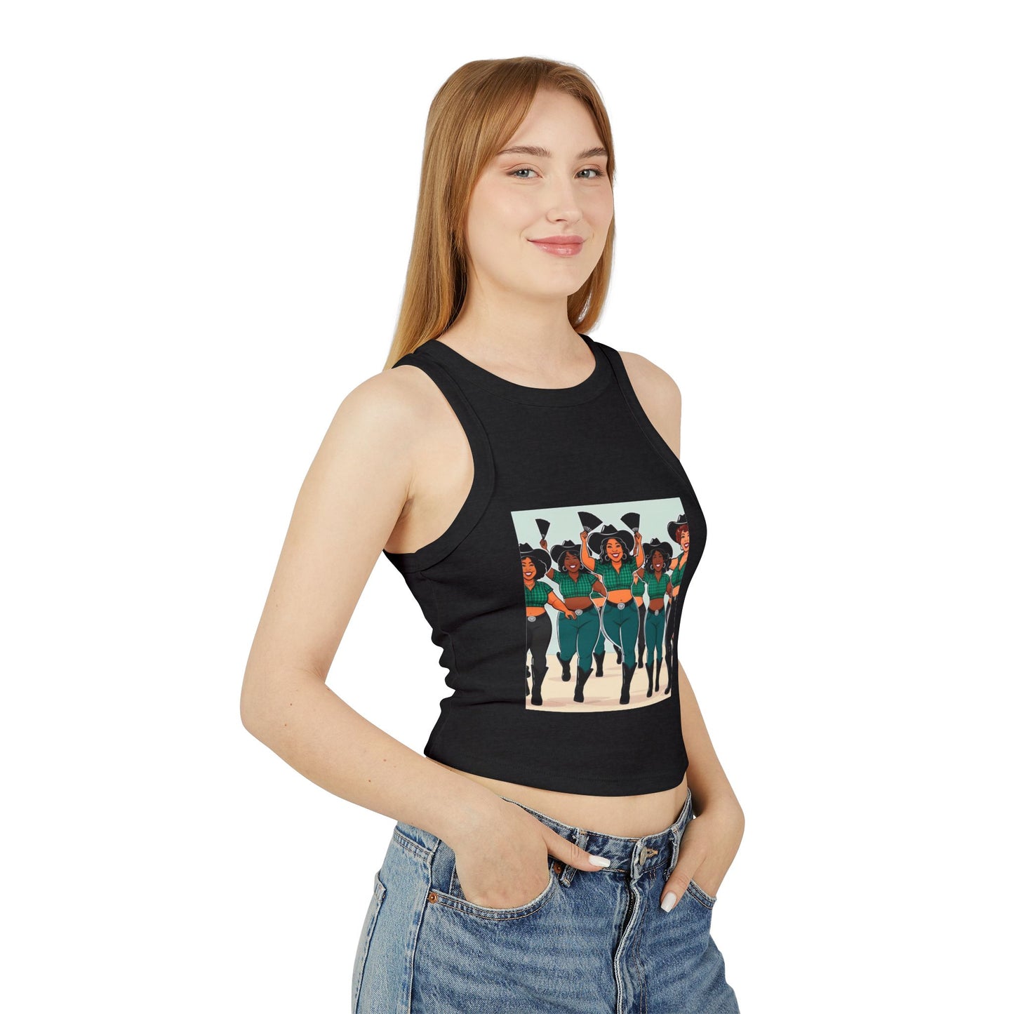 Group Dancers Racer Tank Top