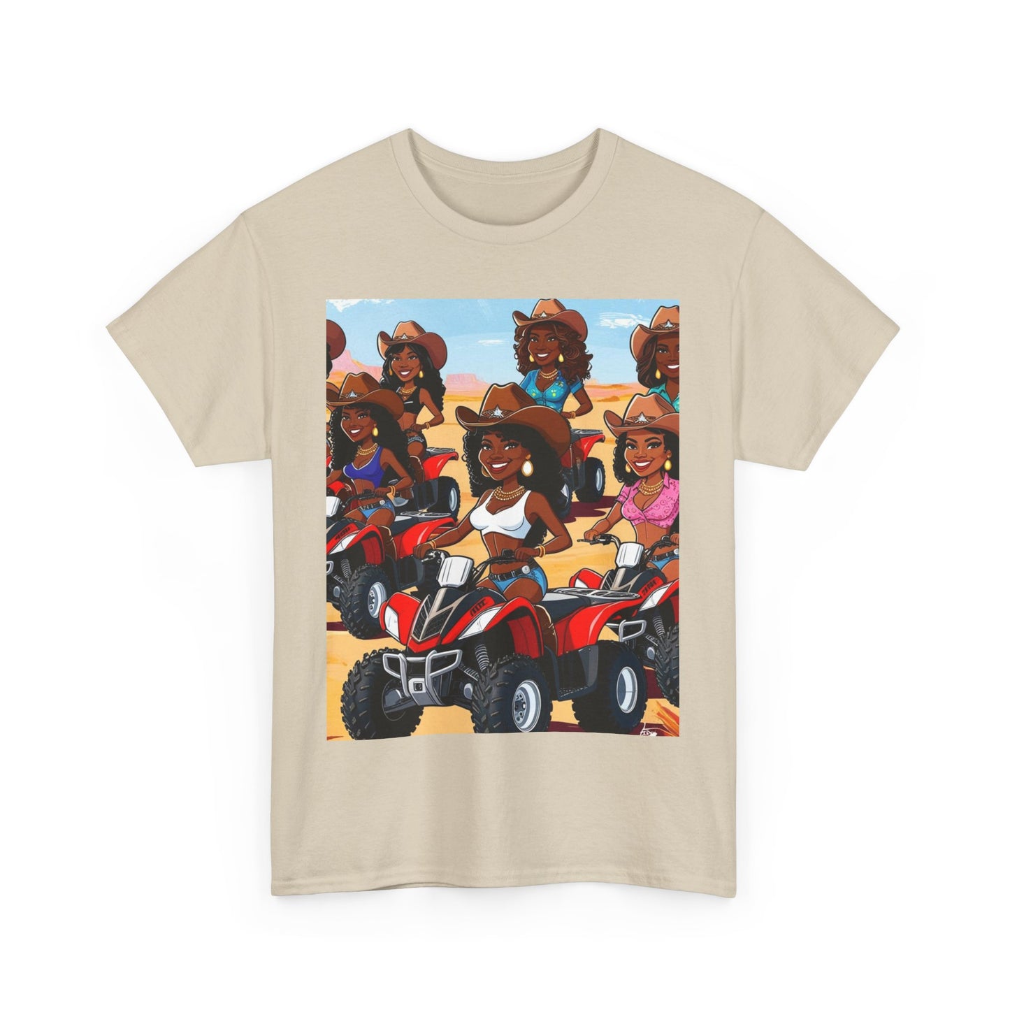 Adventurous Squad Biking Unisex Cotton Tee