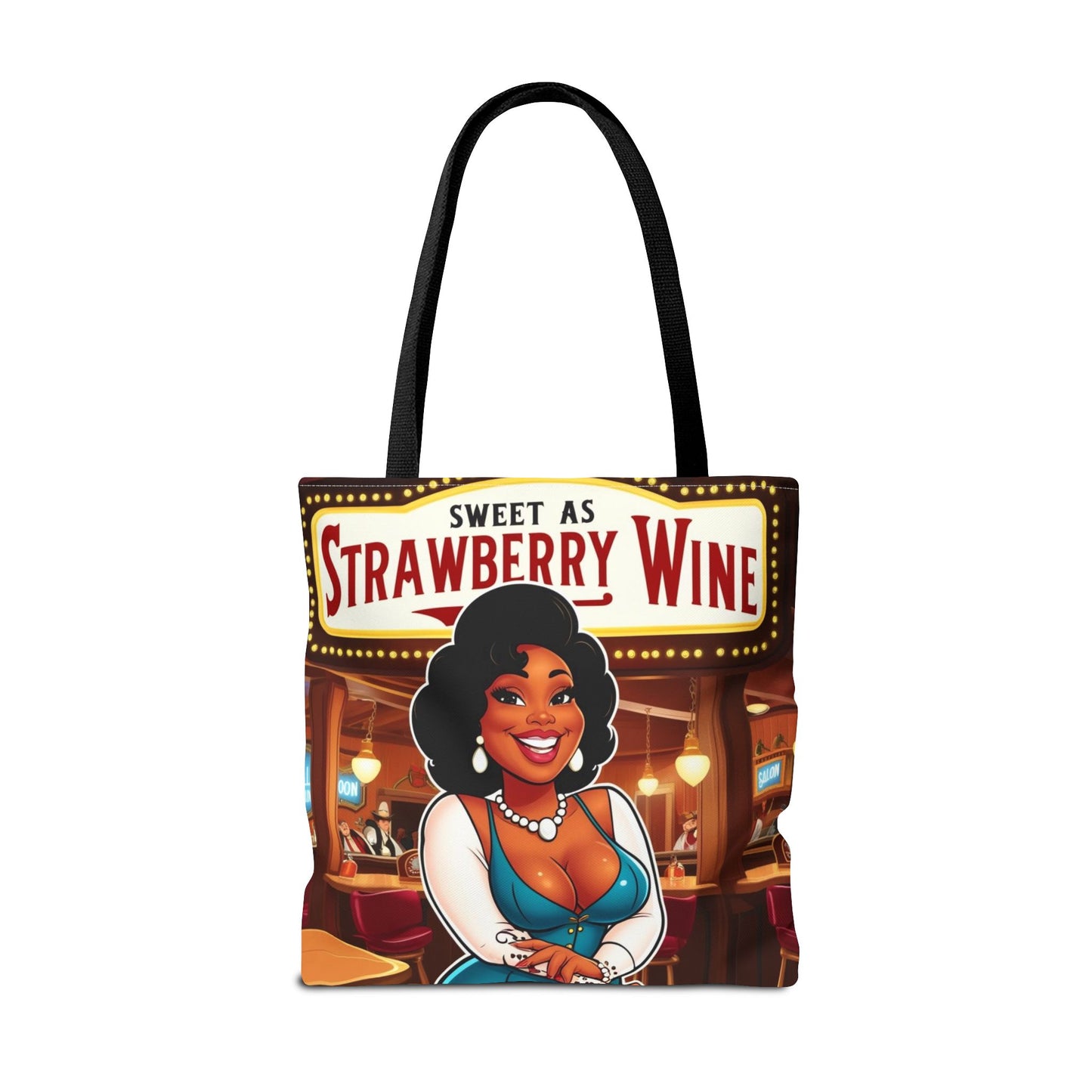 Sweet as Strawberry Wine Tote Bag