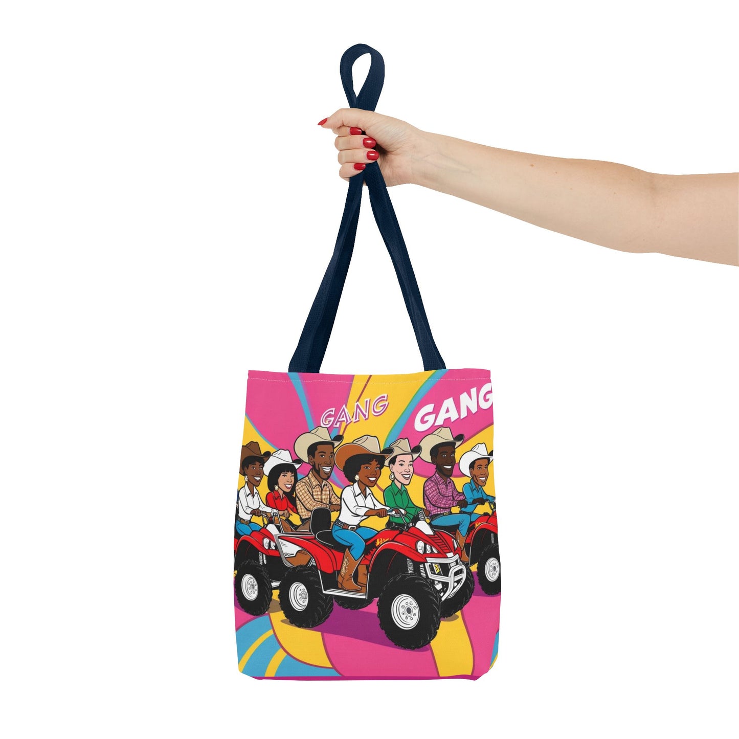 Retro Quad Gang Tote Bag