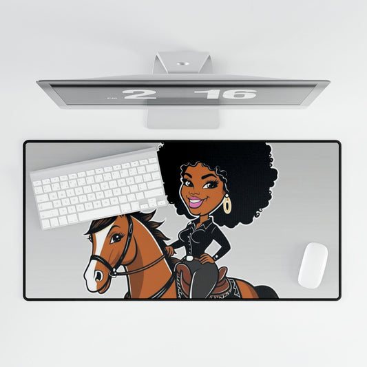 Confident Woman Desk Mat