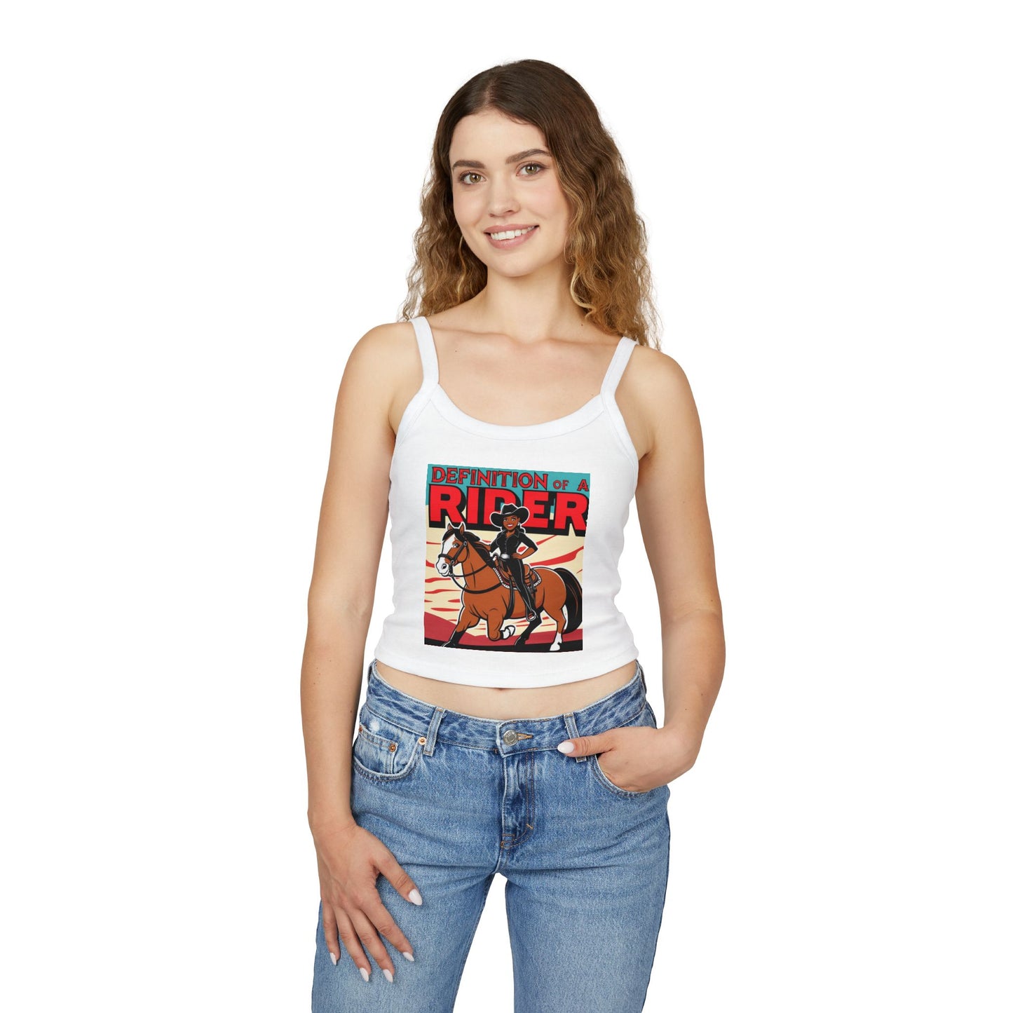 Definition of a Rider Spaghetti Strap Tank Top