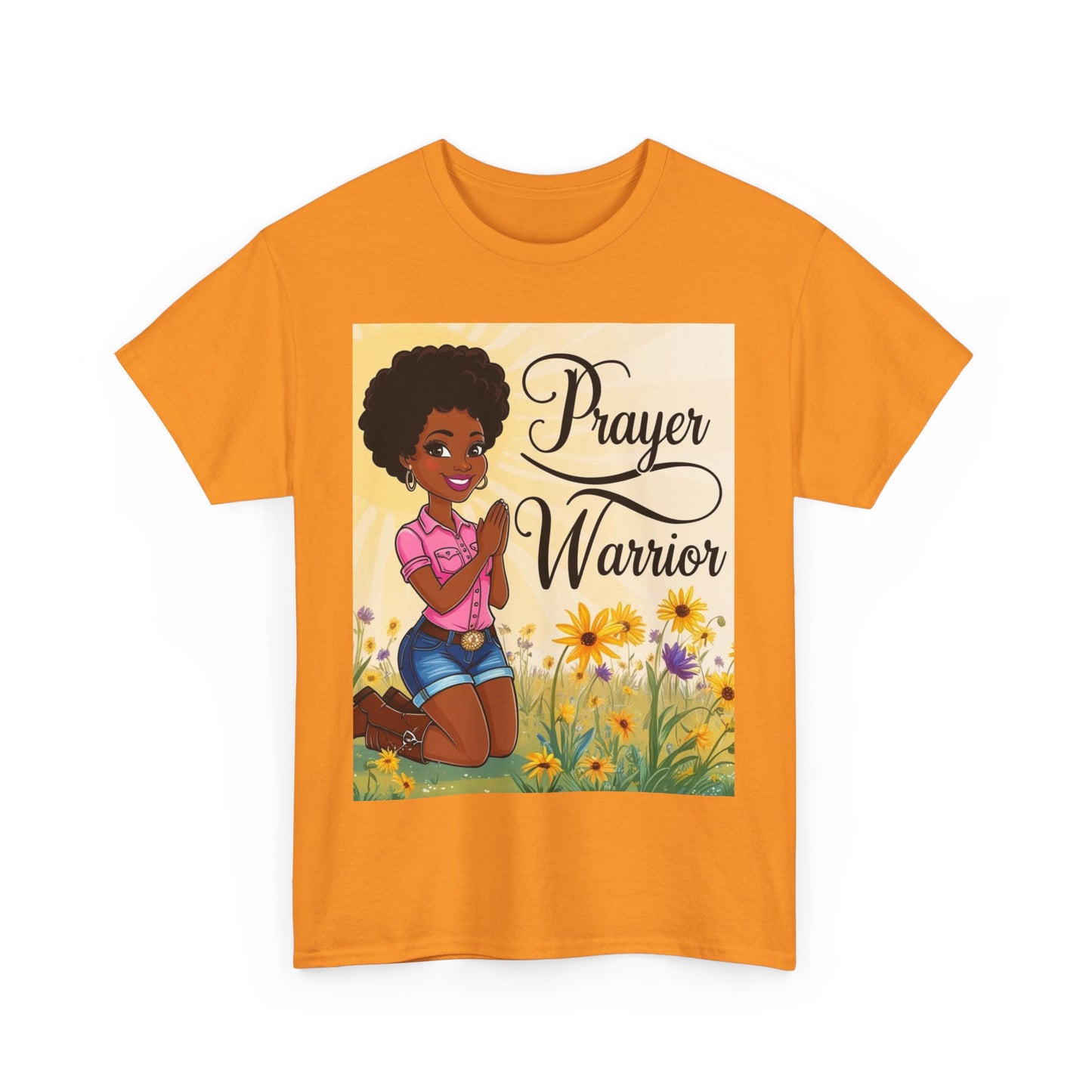 Prayer Warrior Unisex Cotton Tee