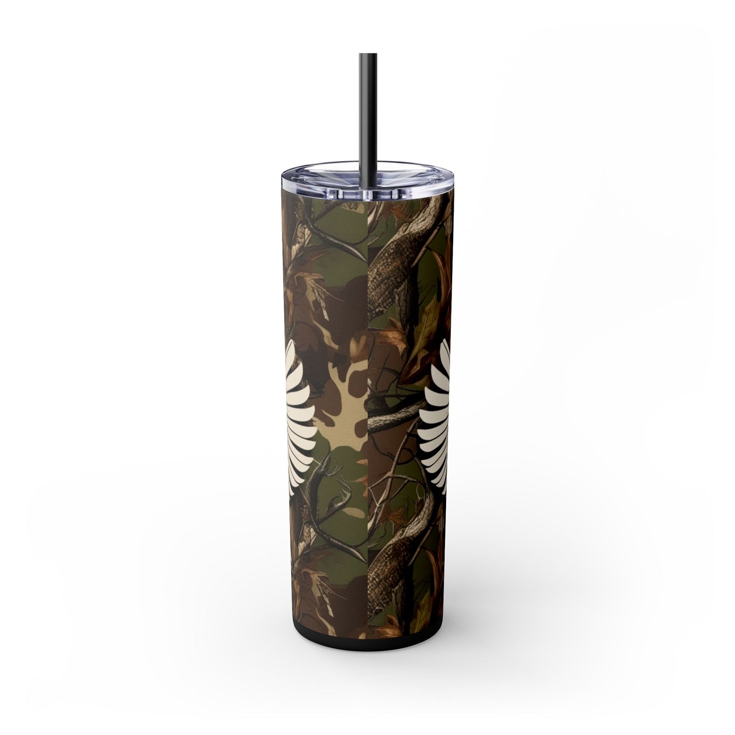 Boots On The Ground Skinny Tumbler with Straw, 20oz