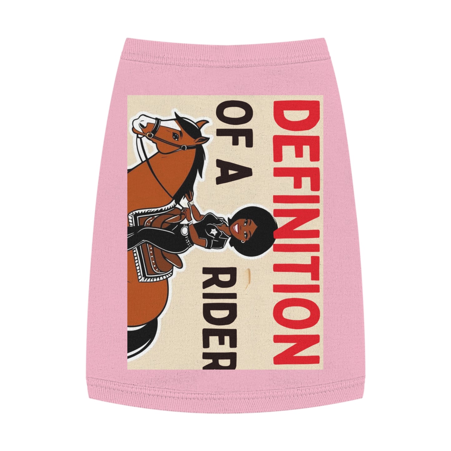 Definition of a Rider Pet Tank Top