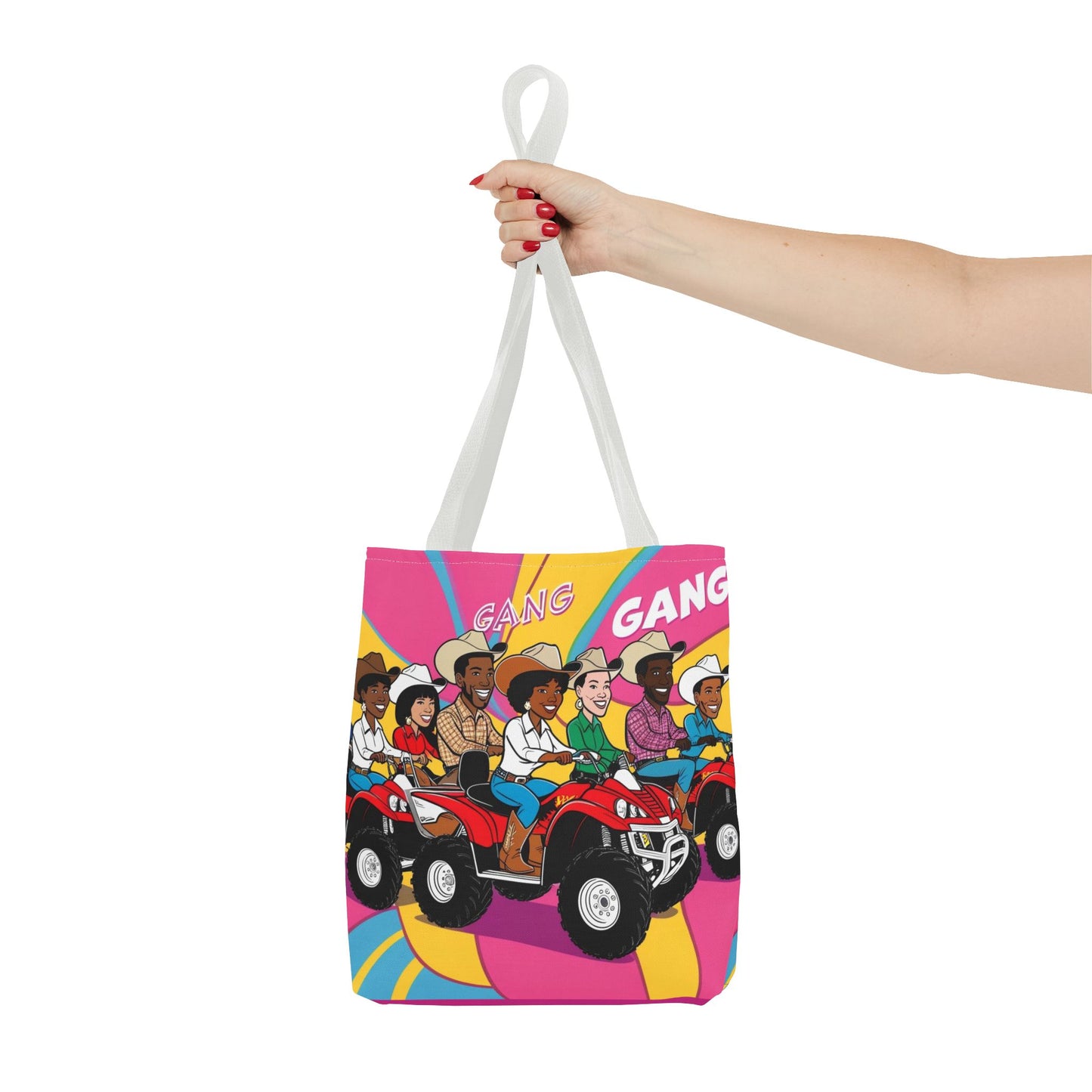 Retro Quad Gang Tote Bag