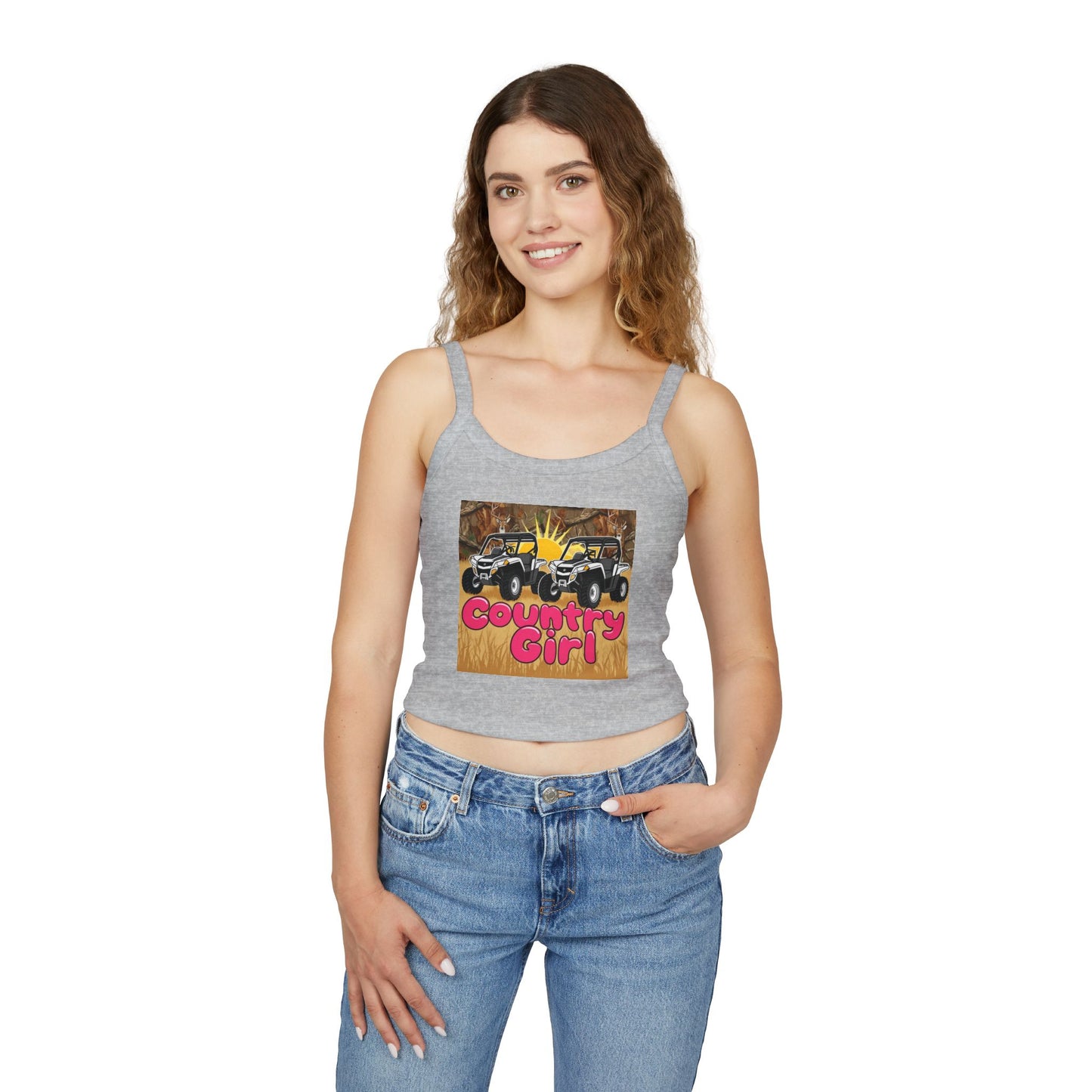 Country Girl Women's Spaghetti Strap Tank Top